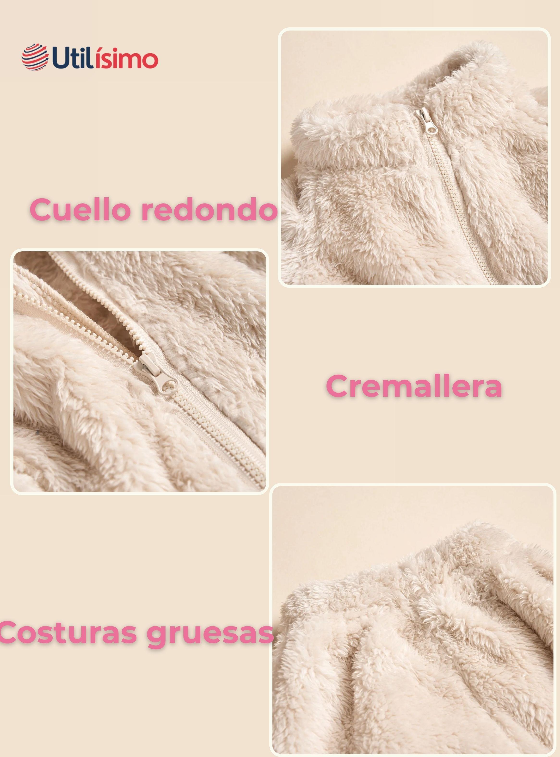 Conjunto Frizado Polar 2 Piezas Niña Beige-3