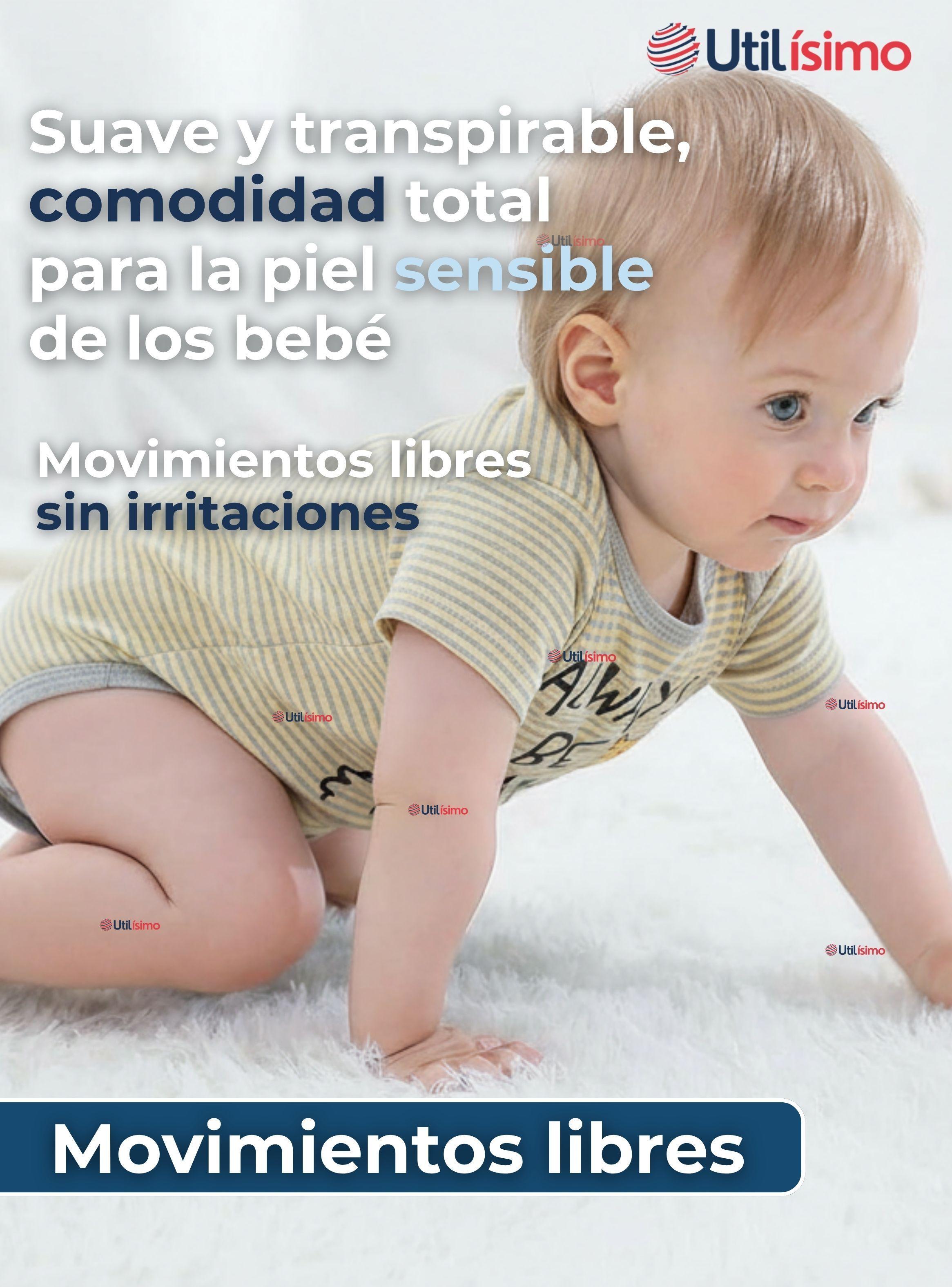 Pack 5 Bodys Niño Manga Corta Tedmimak 100% Algodón Baby Tiger-5