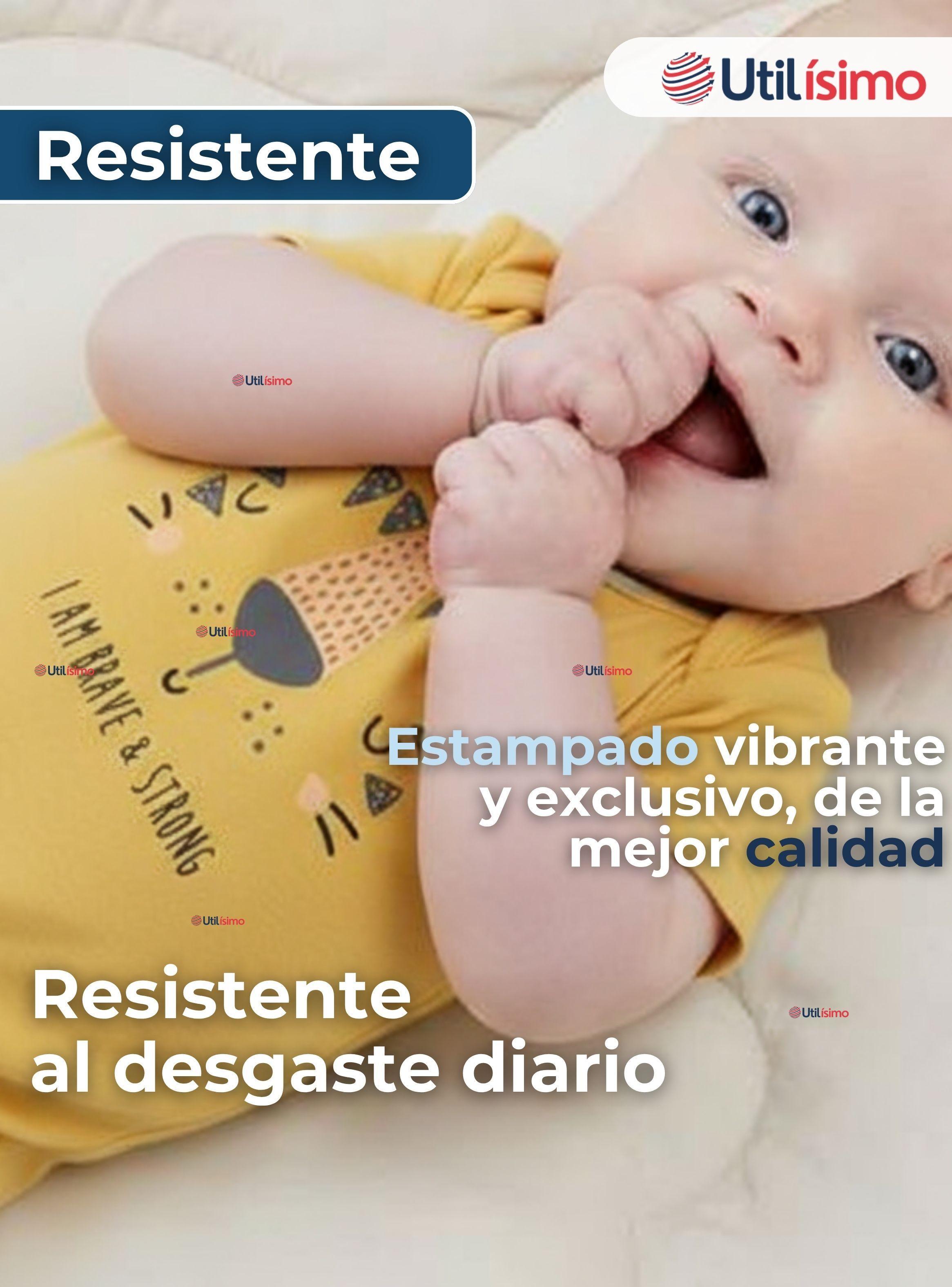 Pack 5 Bodys Niño Manga Corta Tedmimak 100% Algodón Baby Tiger-7