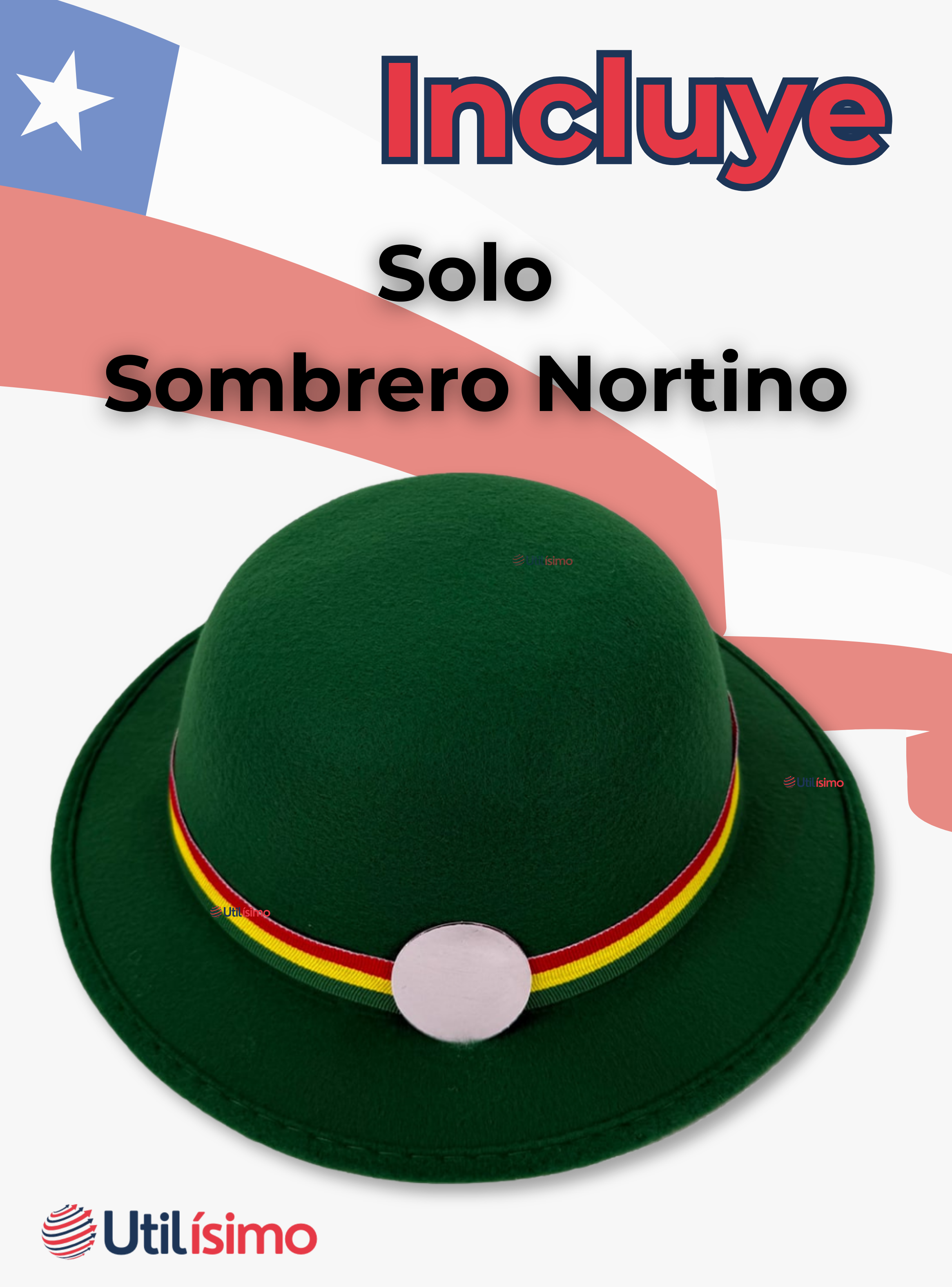 Sombrero Nortino Niña Verde Fiestas Patrias Baile Nortino-5