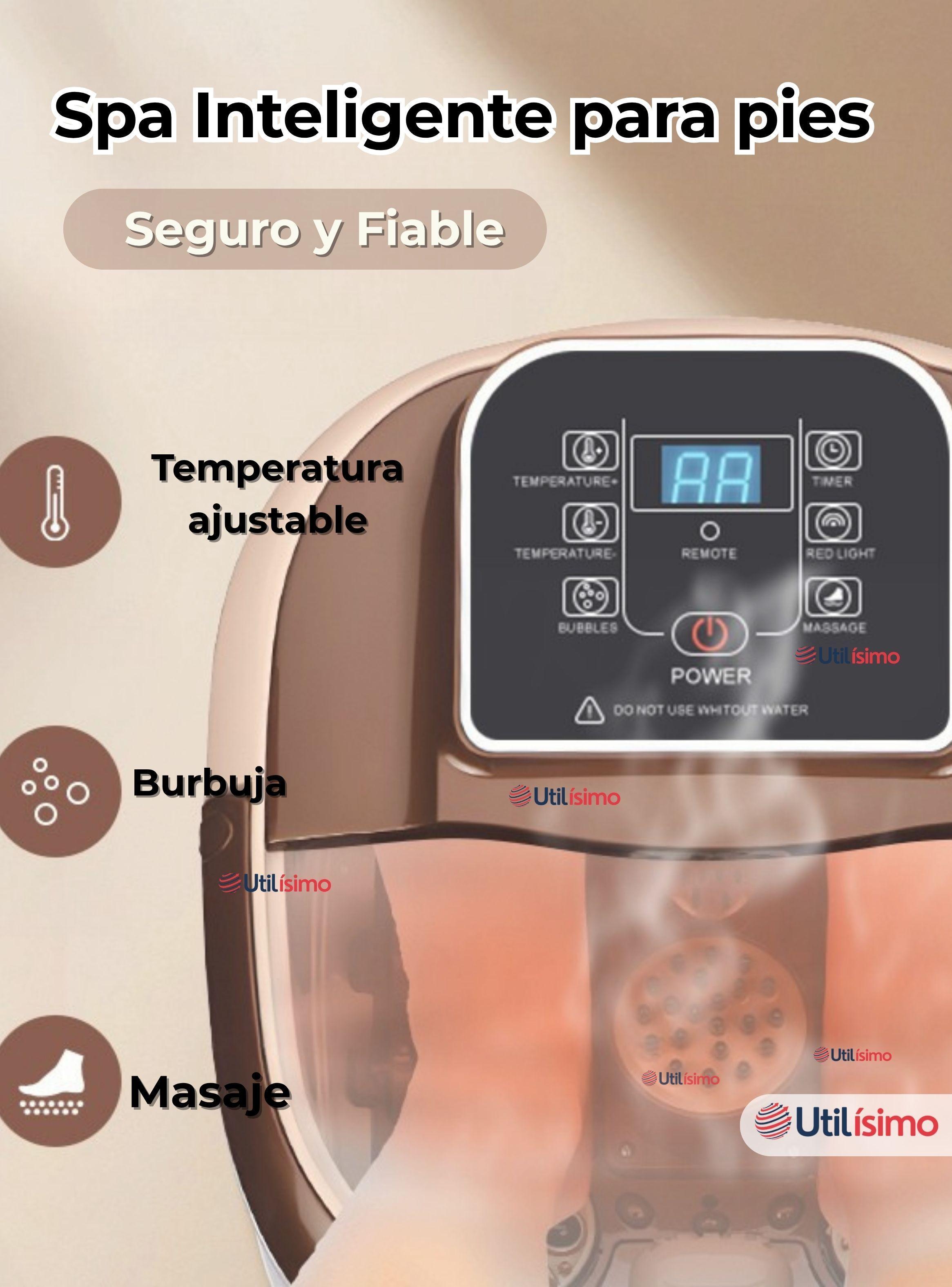Masajeador Spa Eléctrico para Pies con Pantalla LCD-4