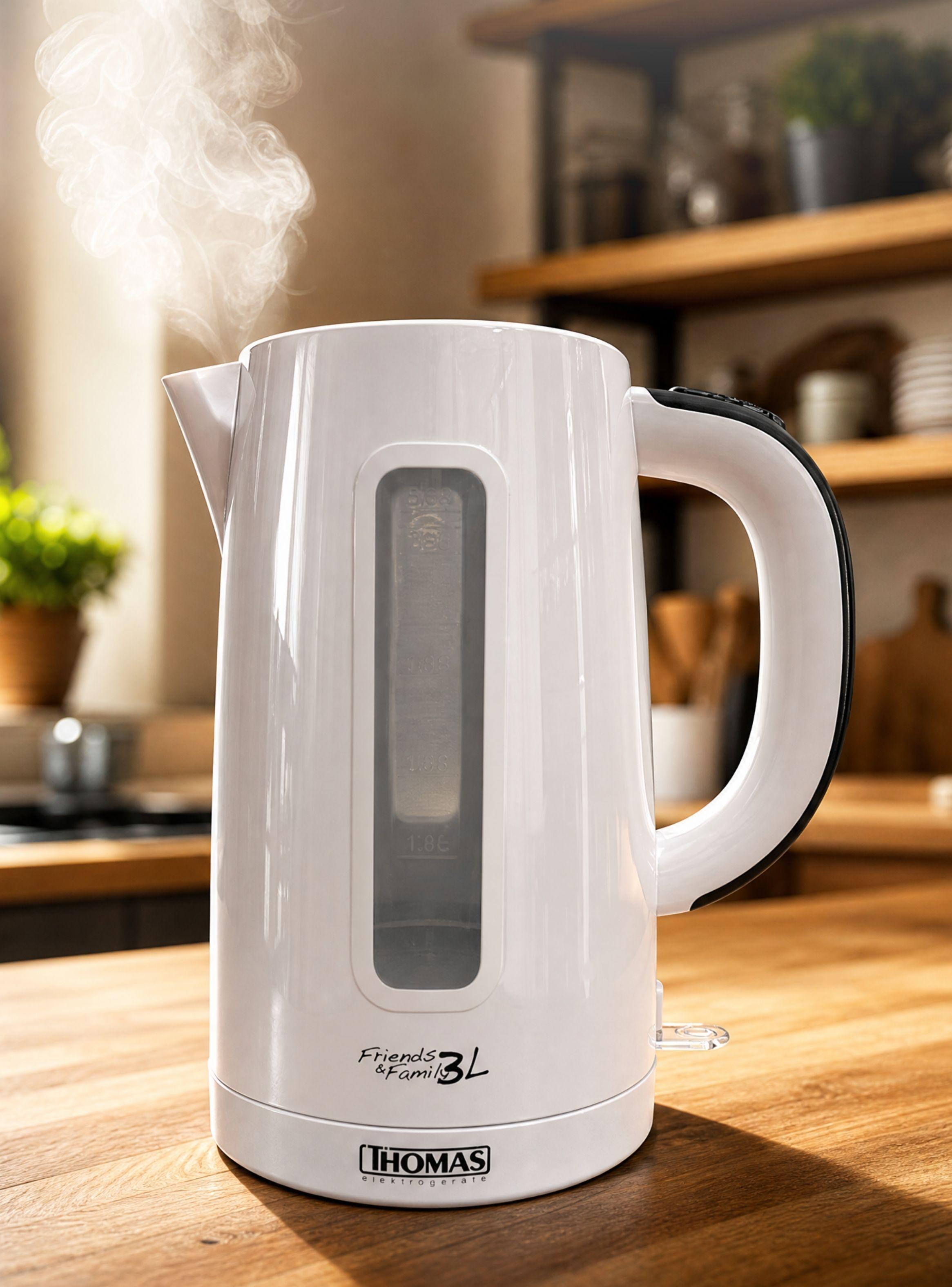 Hervidor Eléctrico Thomas 3 Litros Alta Potencia Tecnologia Alemana Blanco-1