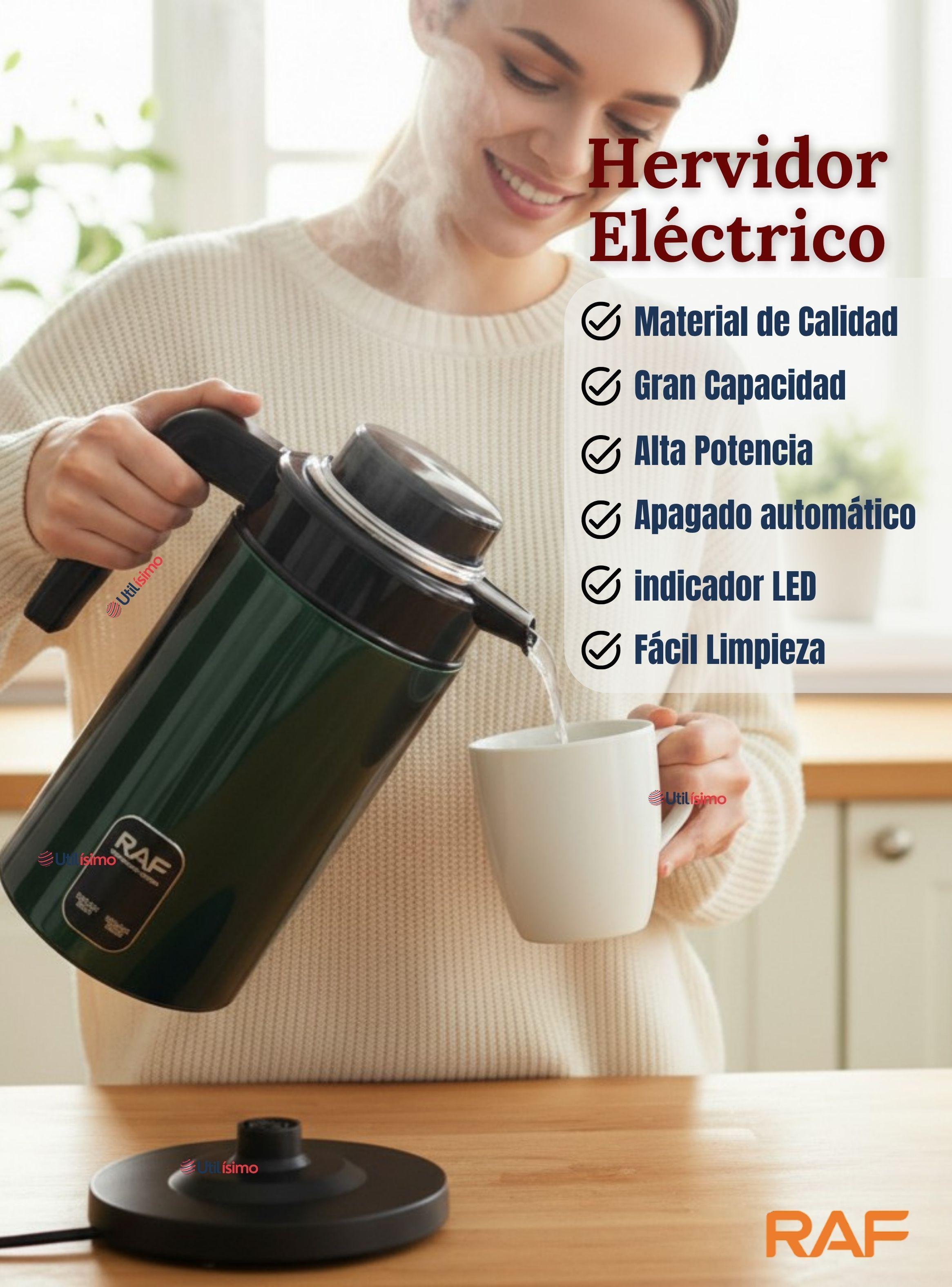 Termo Hervidor Eléctrico RAF 1360W Capacidad 2 Litros Color Surtido-2