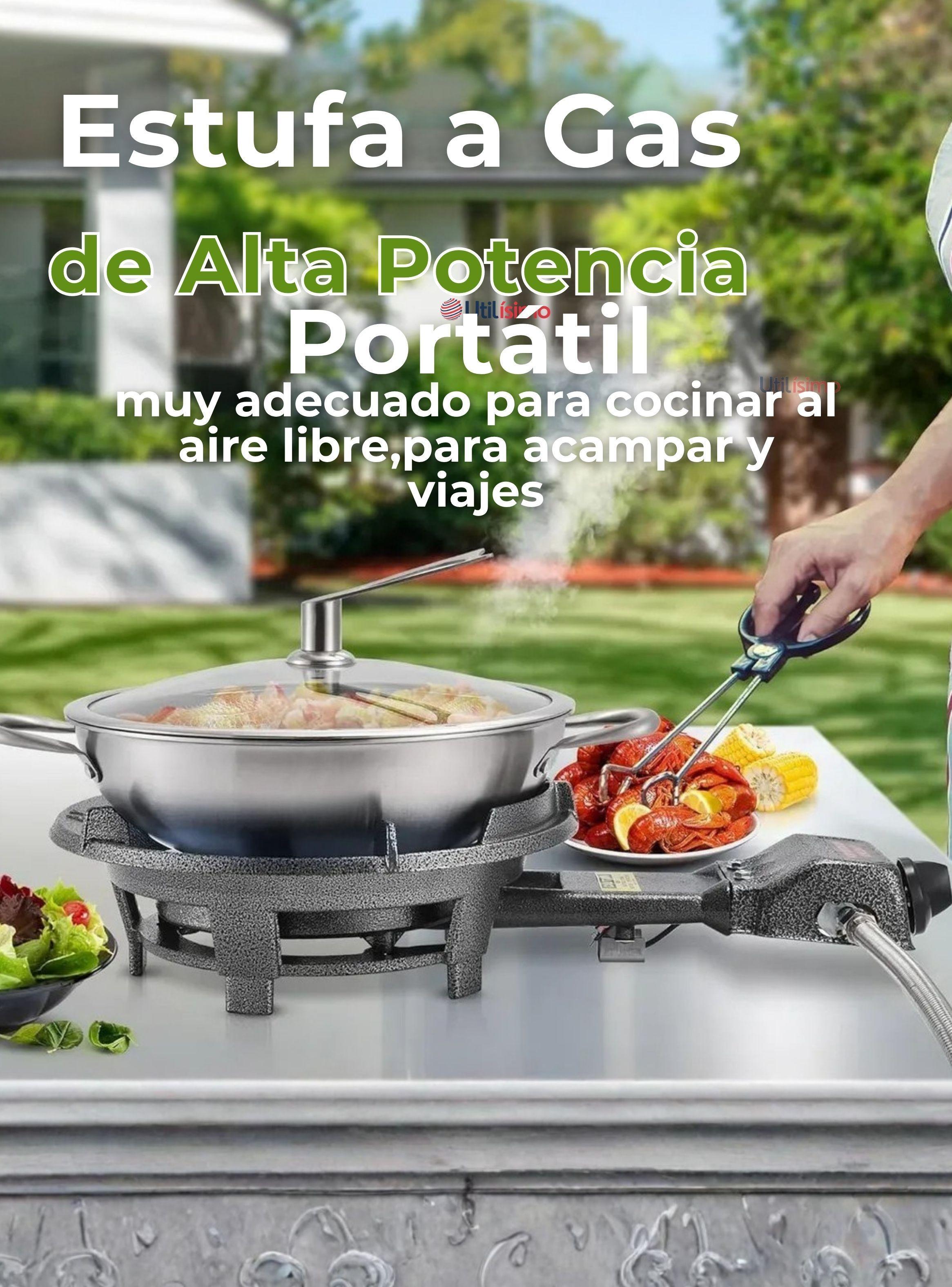 Fogón Cocina Portátil A Gas 1 Plato Camping Hogar-2