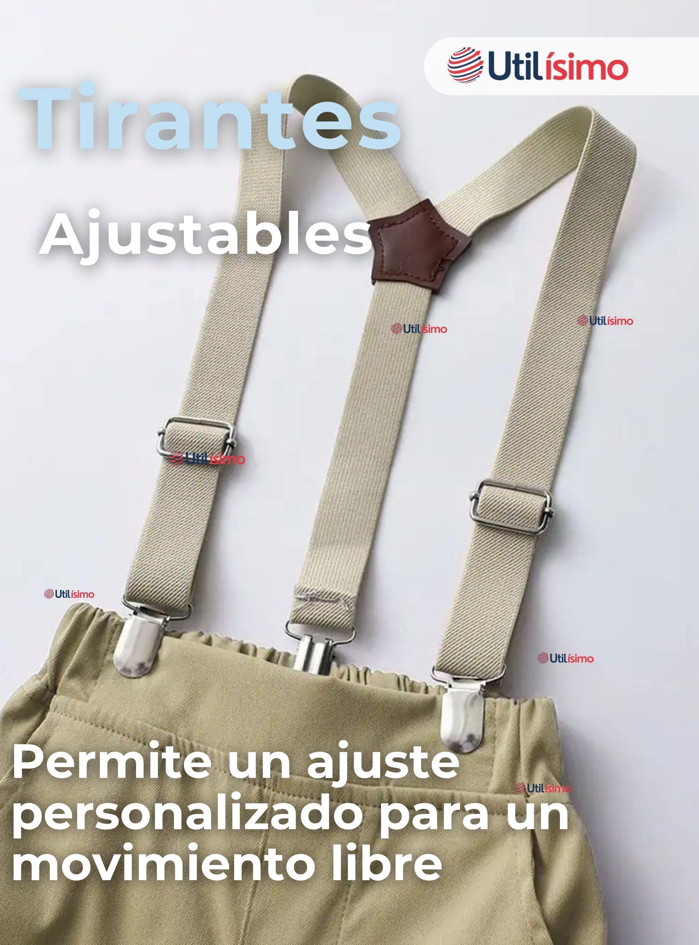 Conjunto De Vestir Con Tirantes Camisa y Short Algodón Bebes Color Beige-4