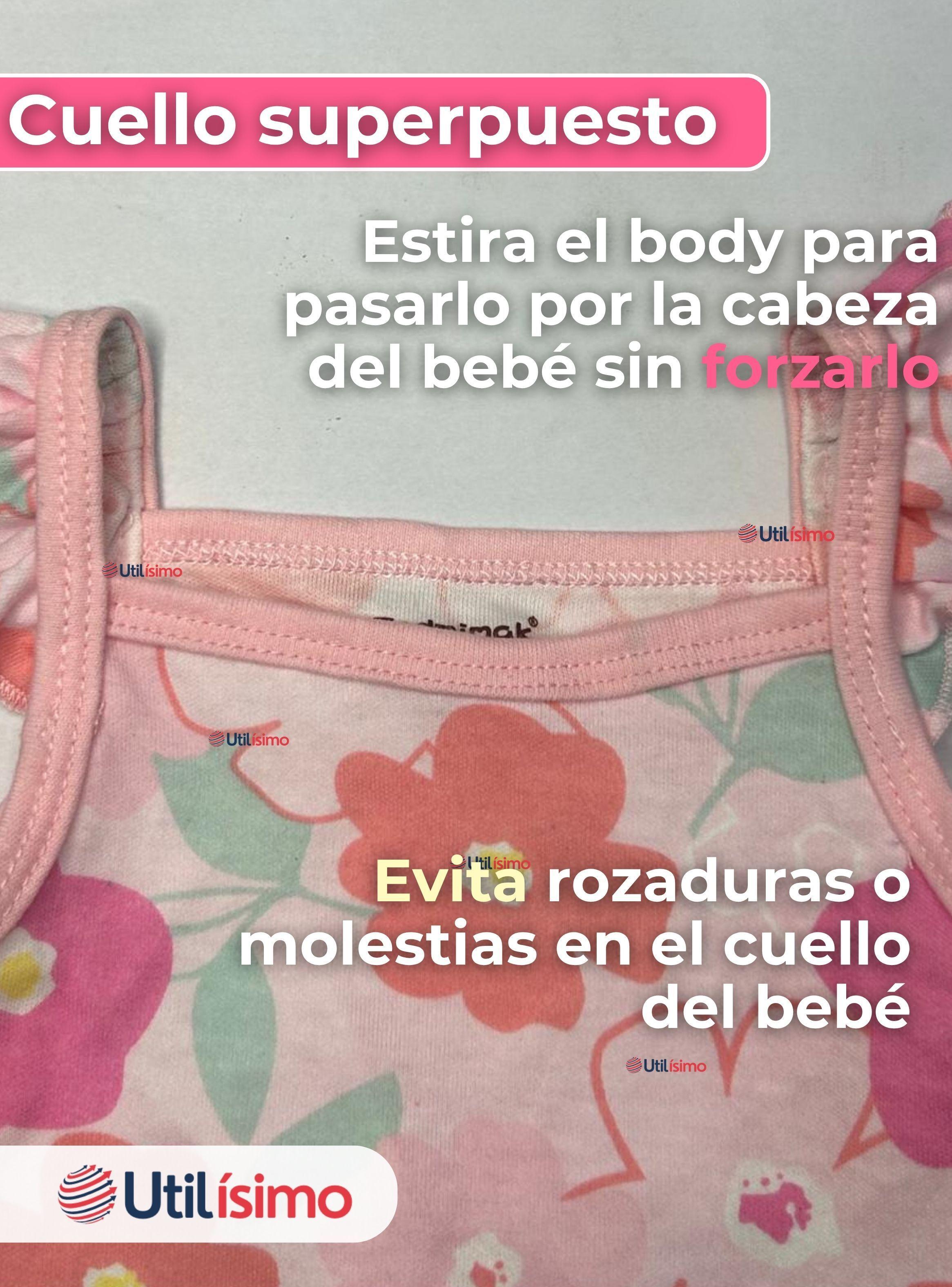 Pack 5 Bodys Niña Sin Manga Tedmimak 100% Algodón Hello princess-4