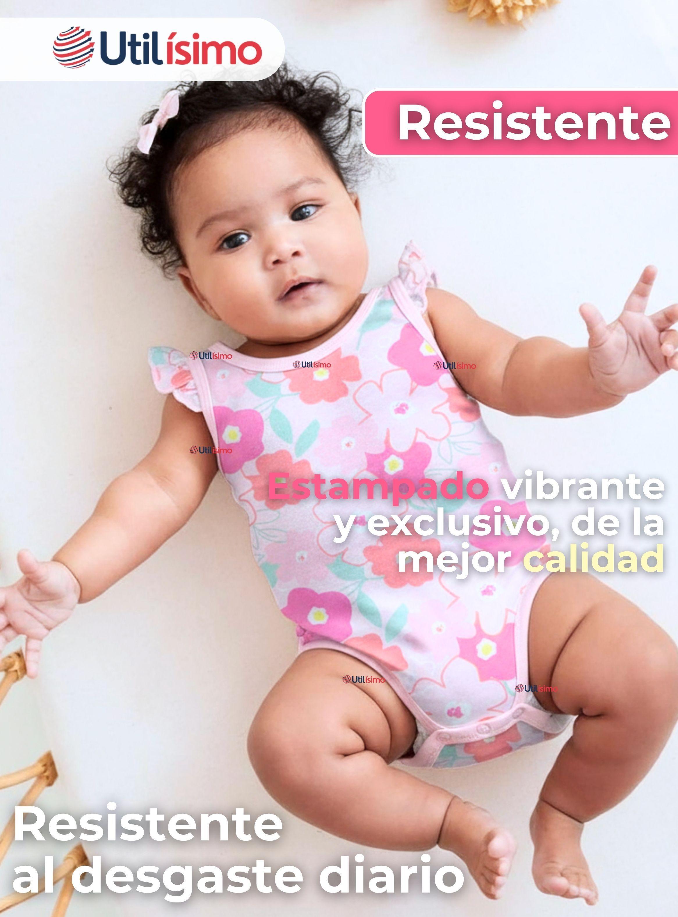 Pack 5 Bodys Niña Sin Manga Tedmimak 100% Algodón Hello princess-7