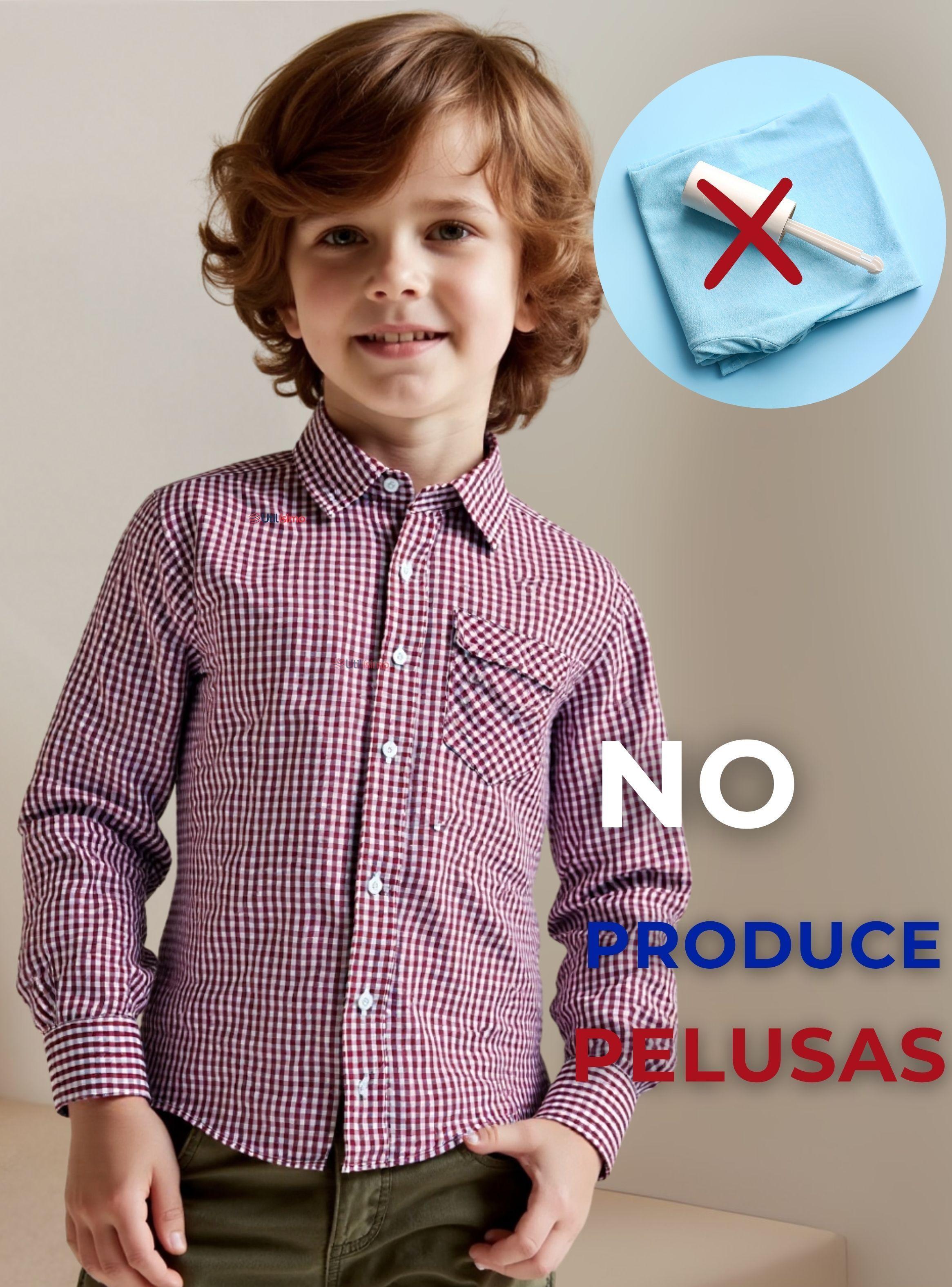 Camisa Huaso Cuadrillé  Manga Larga Algodón Cuadros Rojo y Negro Casual-7