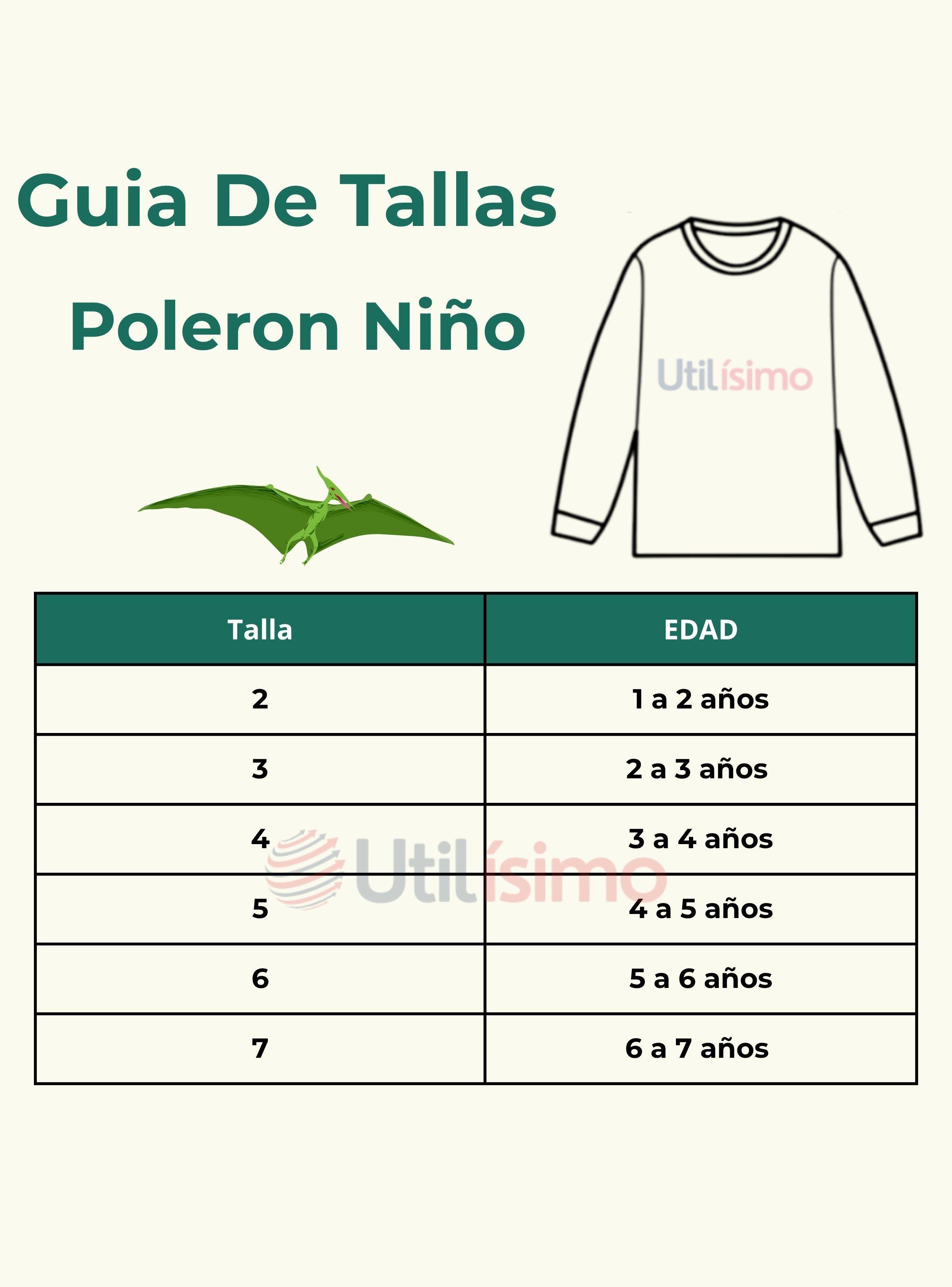 Polerón Algodón Cuello Redondo Niño Verde Dinosaurios-2