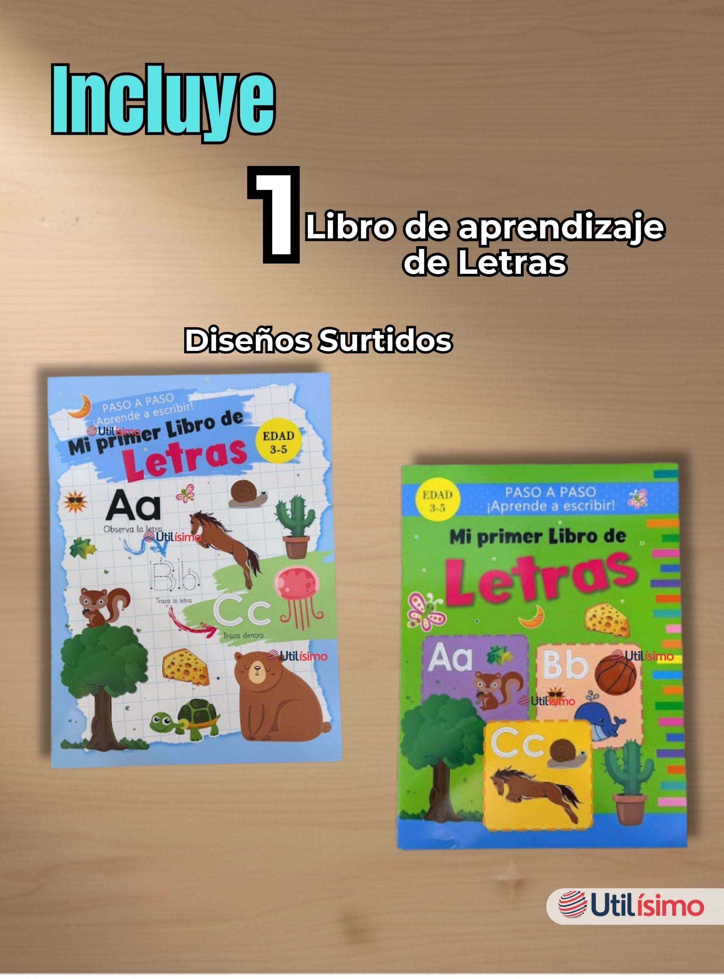 Libro De Aprendizaje de Letras Educativo Diseño Surtido-2