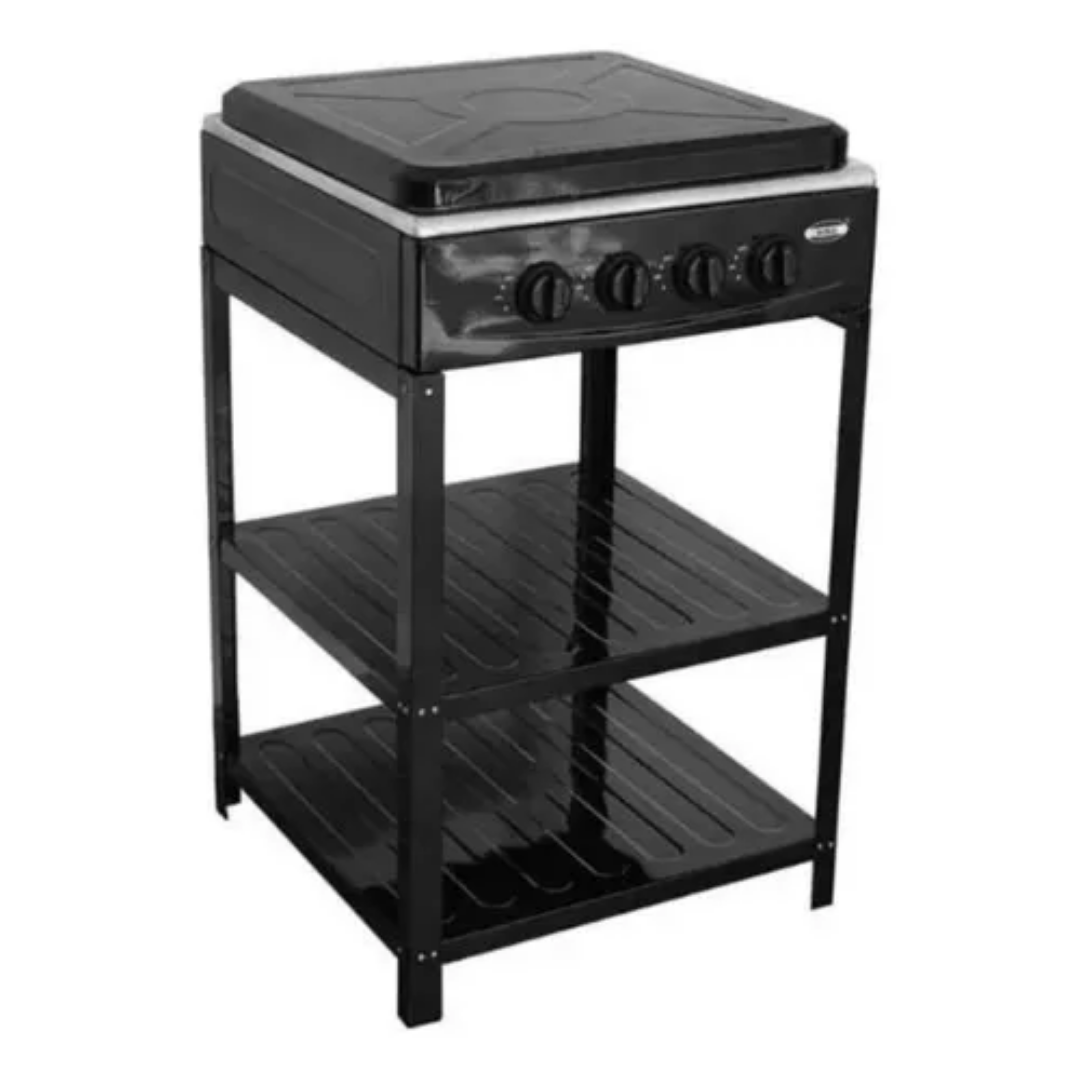 Cocina Encimera A Gas Licuado 4 Platos con Mesa + Kit De Instalación-2