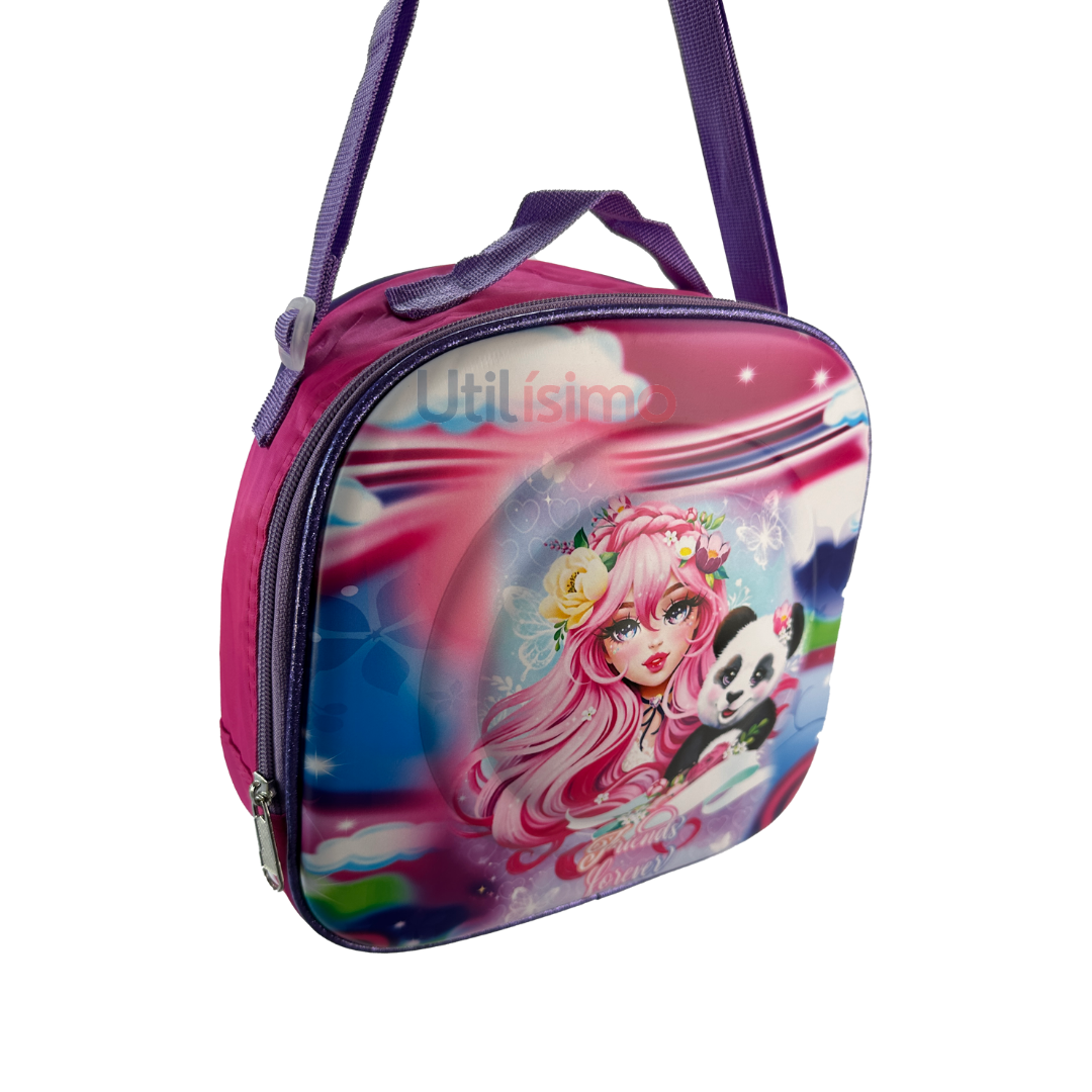Mochila Infantil Incluye Estuche Y Lonchera 40X30X18cm NIÑA-3