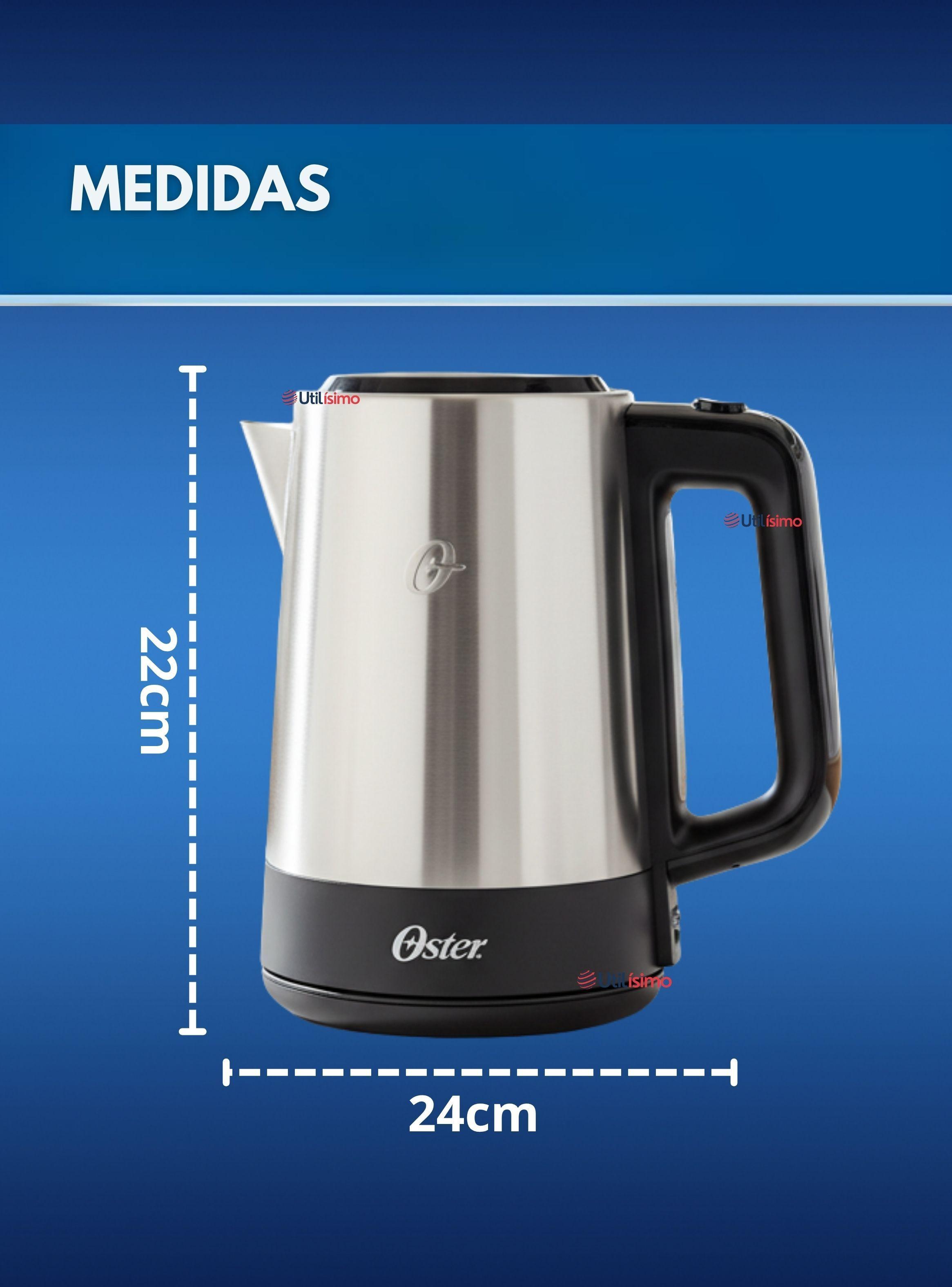 Hervidor eléctrico Oster® de acero inoxidable Capacidad 1.7 L BVSTKE671-1