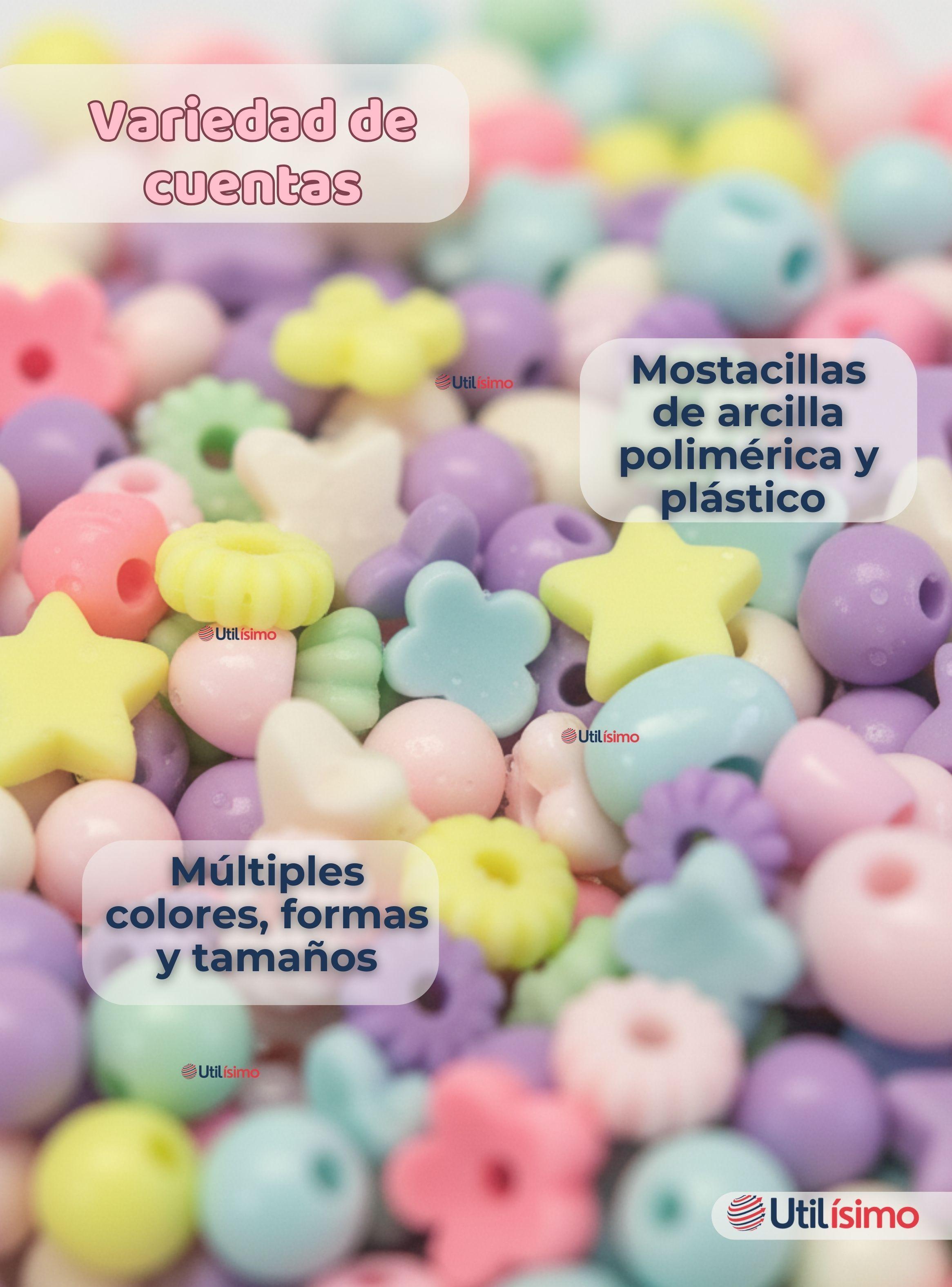 Set De Mostacillas Bisutería Juguete Kit Para Armar Crear Pulseras Y Collares Niña-5