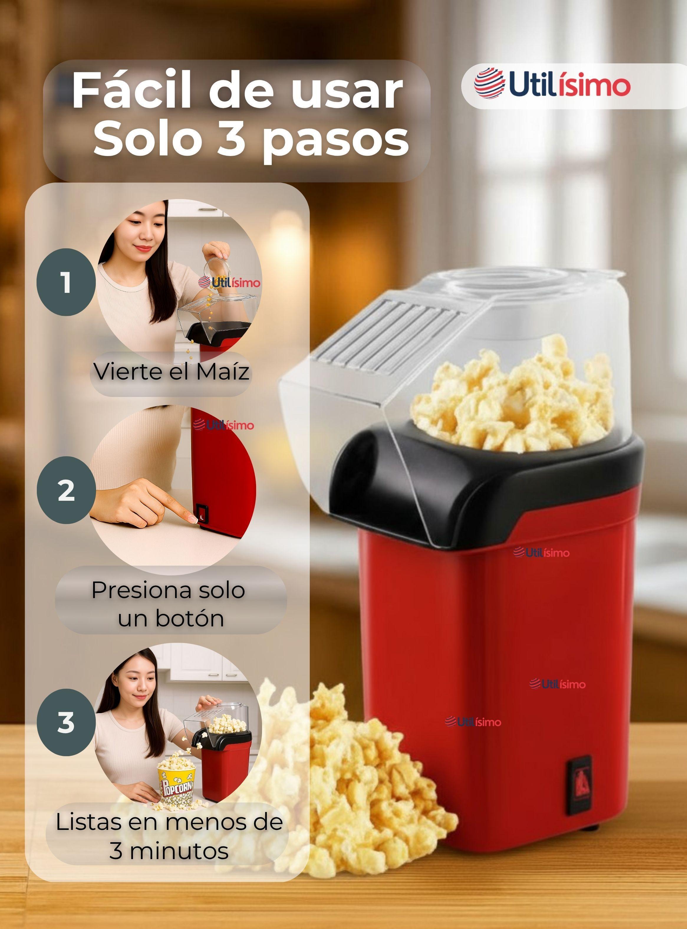 Maquina Cabritas Palomitas Popcorn 1200w-6