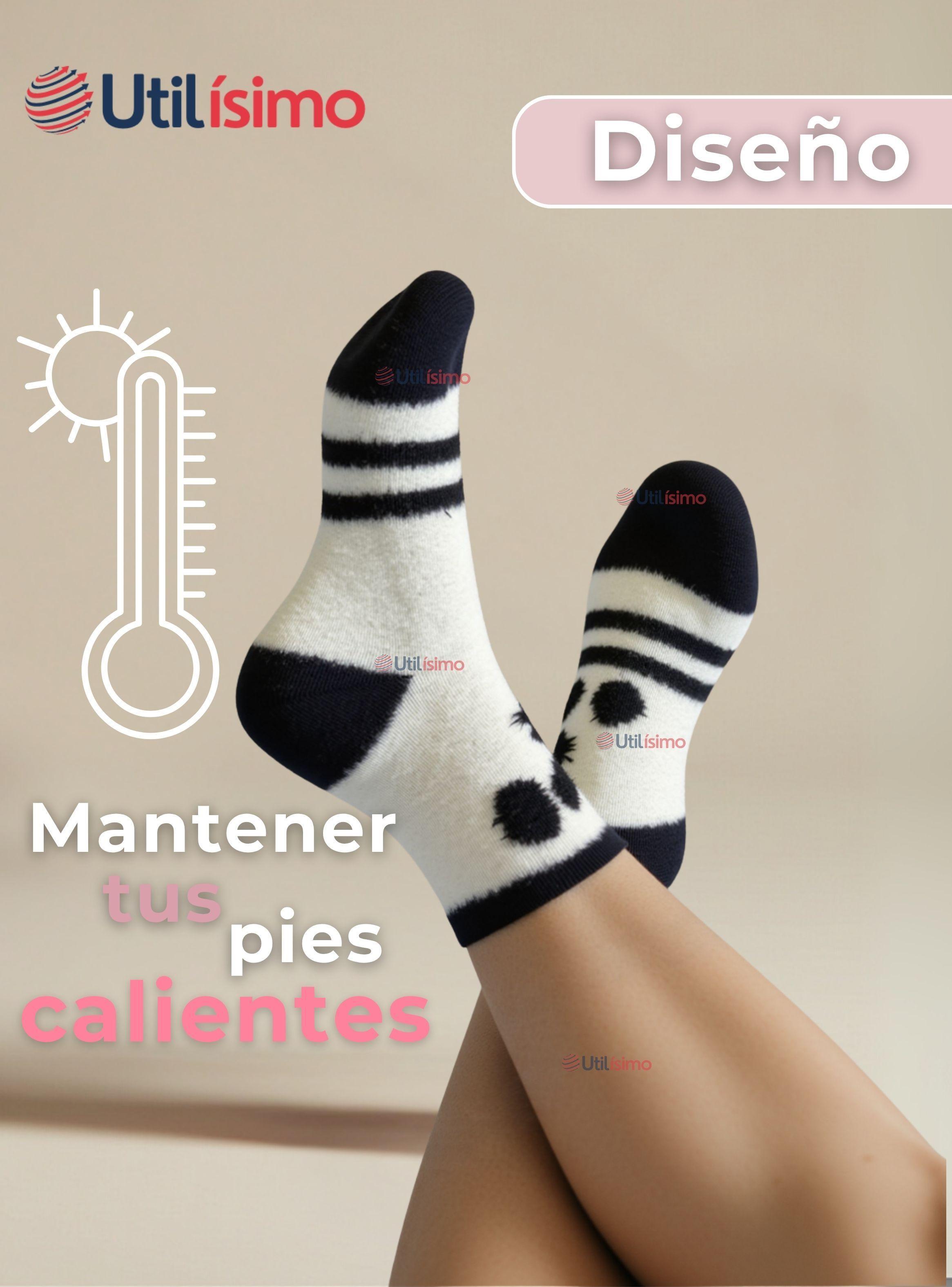 Pack 12 Calcetines Térmicos Y Suaves Terciopelo de Visón Niña Surtido-6