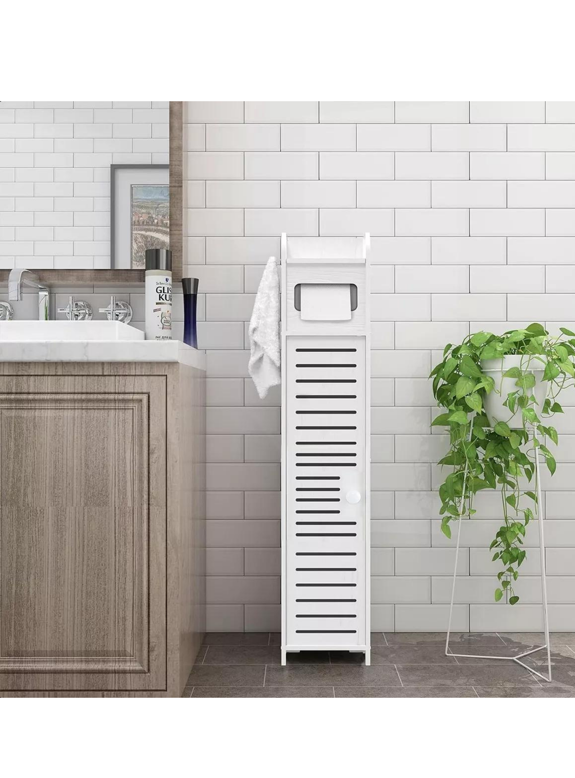 Organizador Baño Esquinero Con Puerta-5