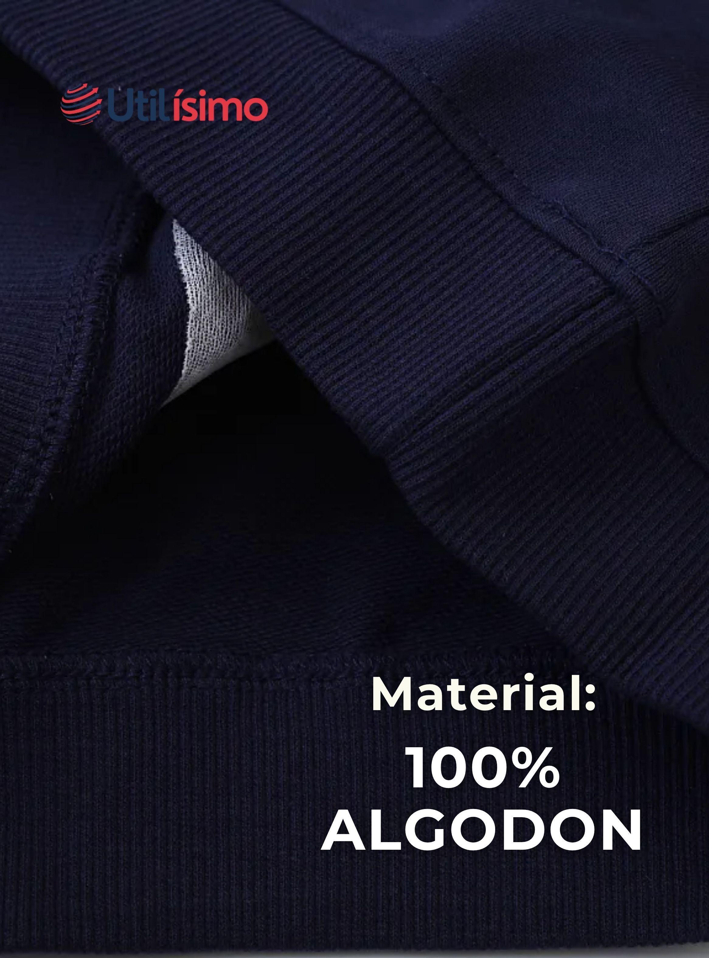 Polerón Algodón Cuello Redondo Niños Azul Grúa-4
