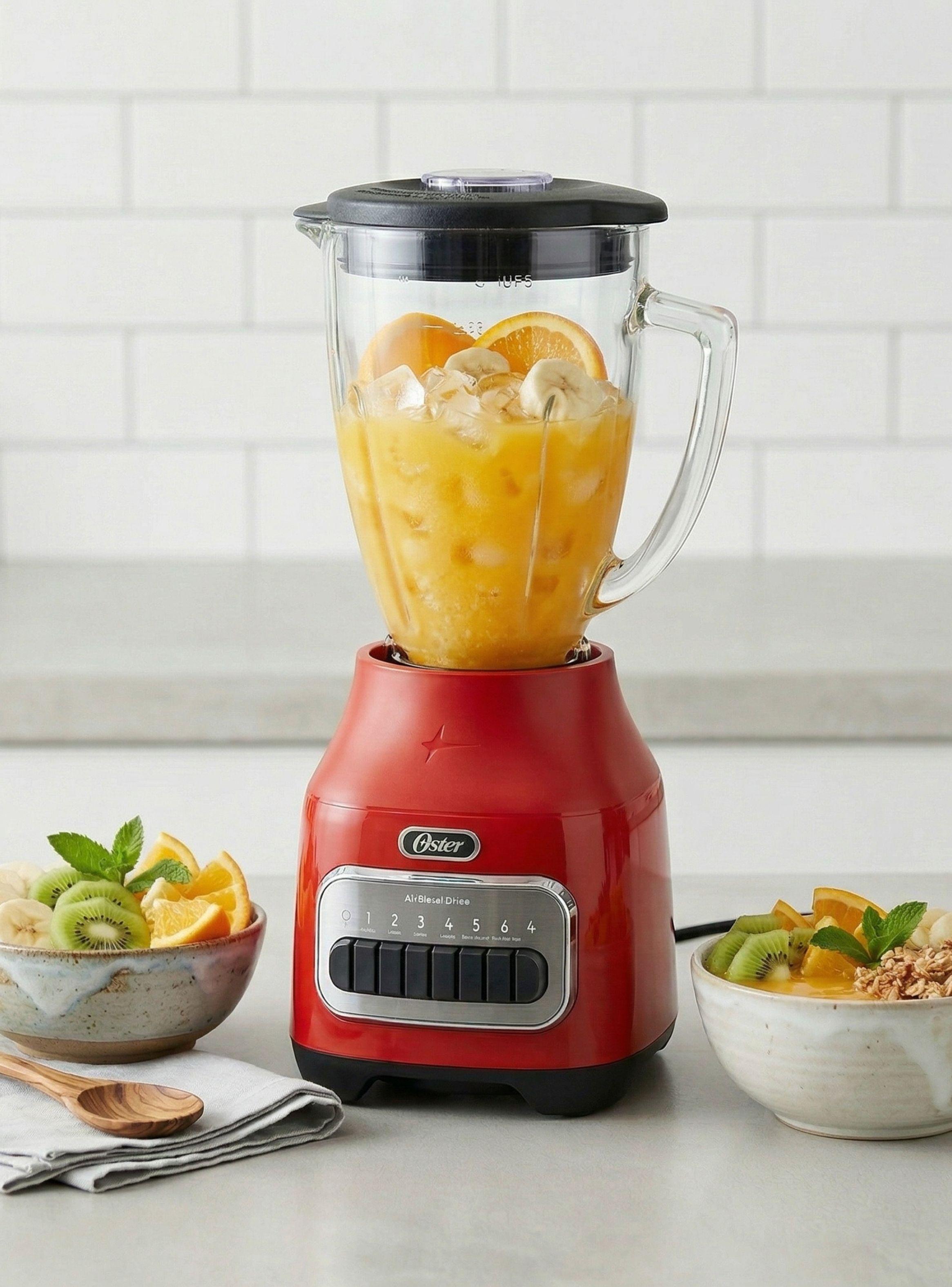 Licuadora Oster® con vaso de vidrio y 6 velocidades más pulso 800 Watts 1,5Litros-0