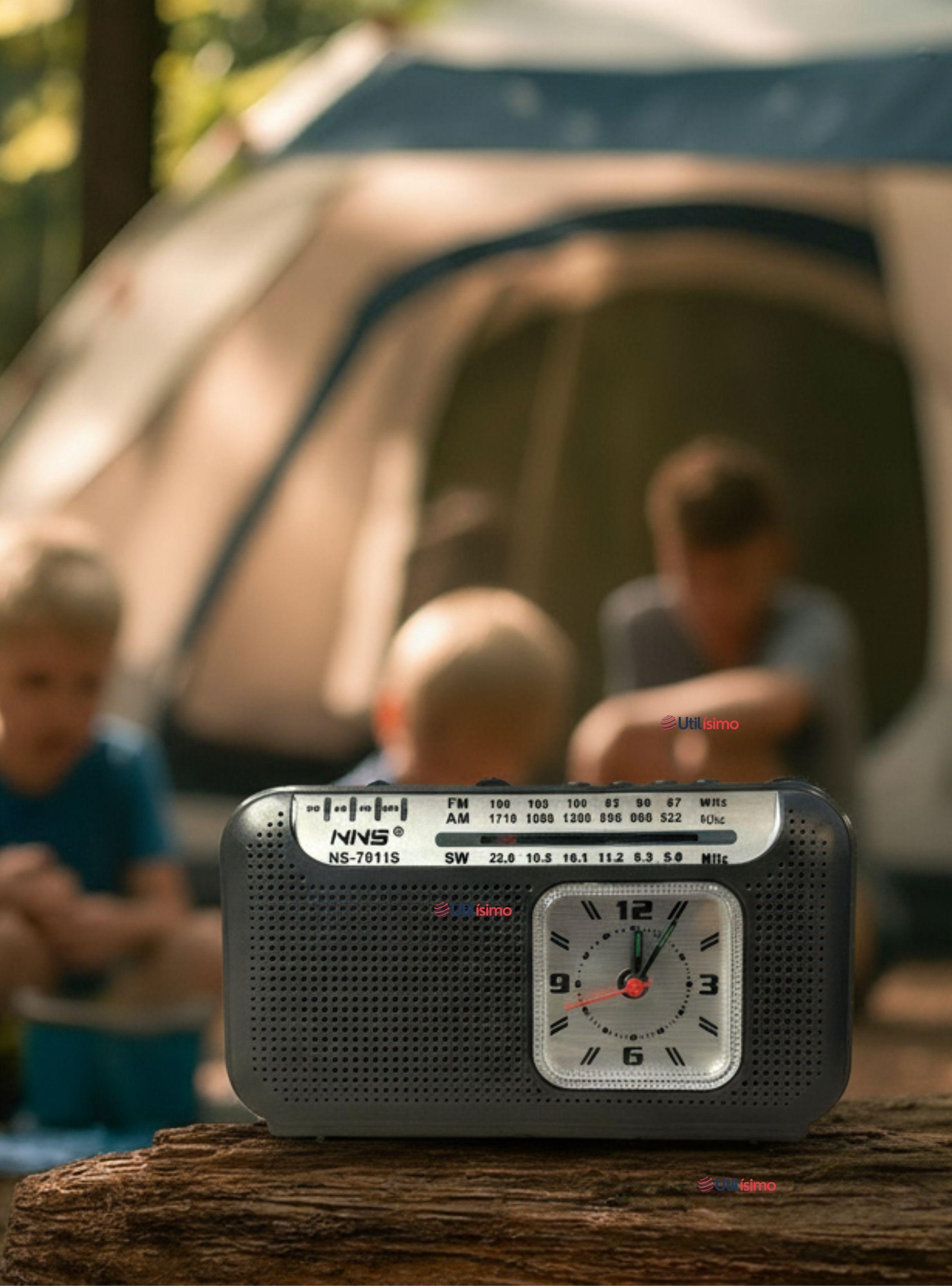 Radio Solar Portátil Recargable de Bluetooth AM/FM-0