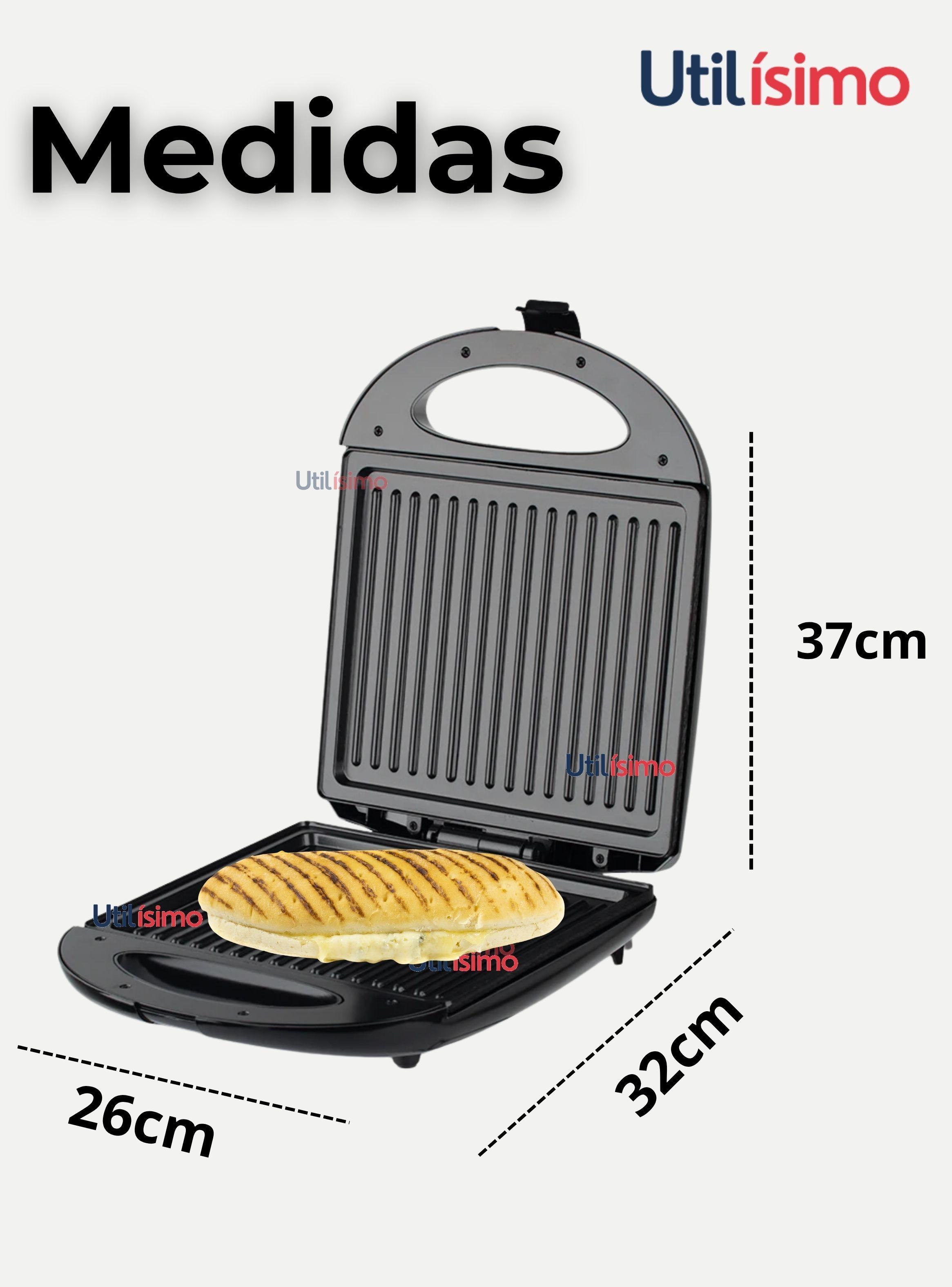 Sandwichera Eléctrica Tipo Grill Tostador Y Plancha-2