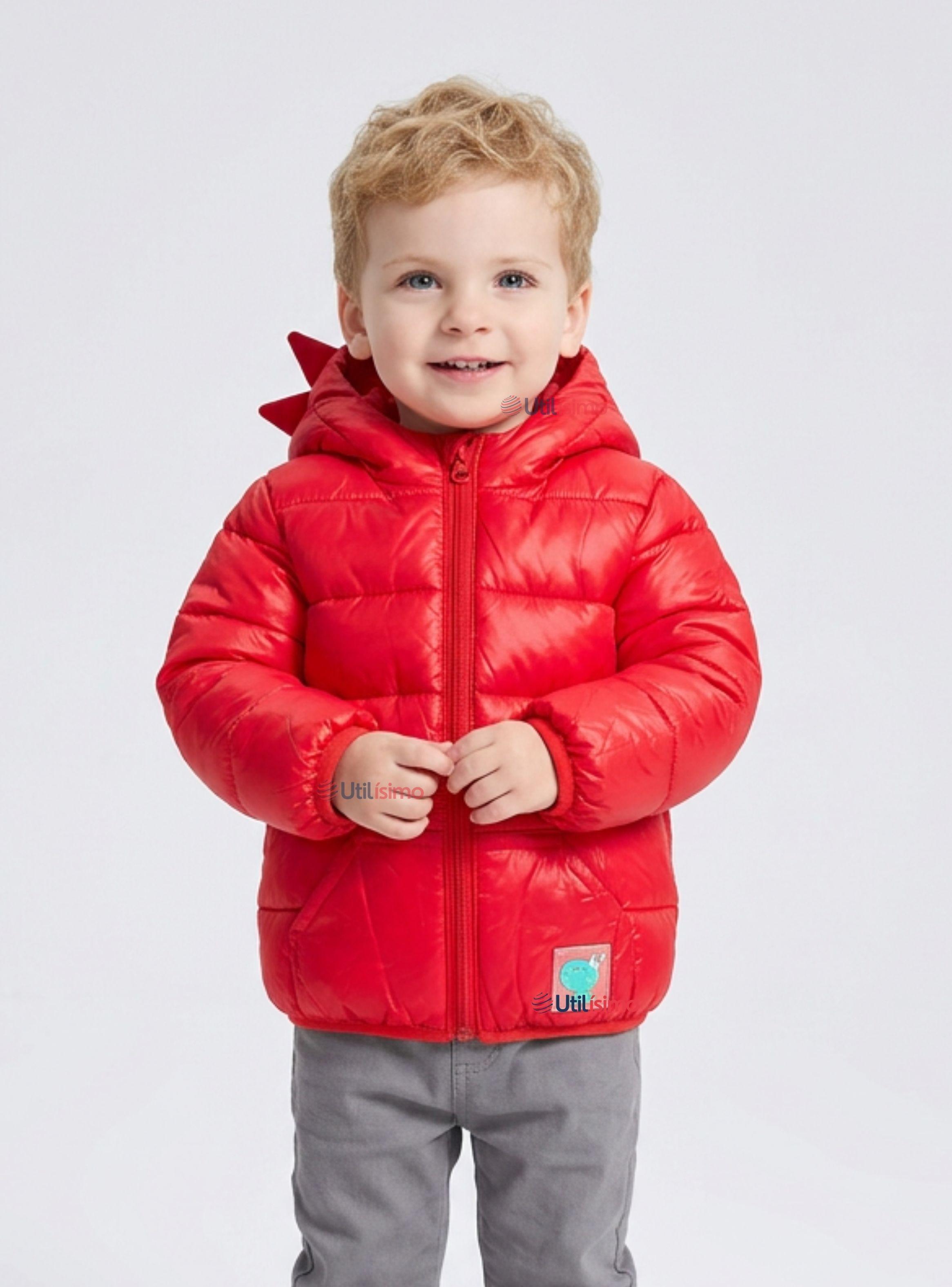 Parka Dinosaurio Con Capucha Manga Larga Niño Jump Kids-0