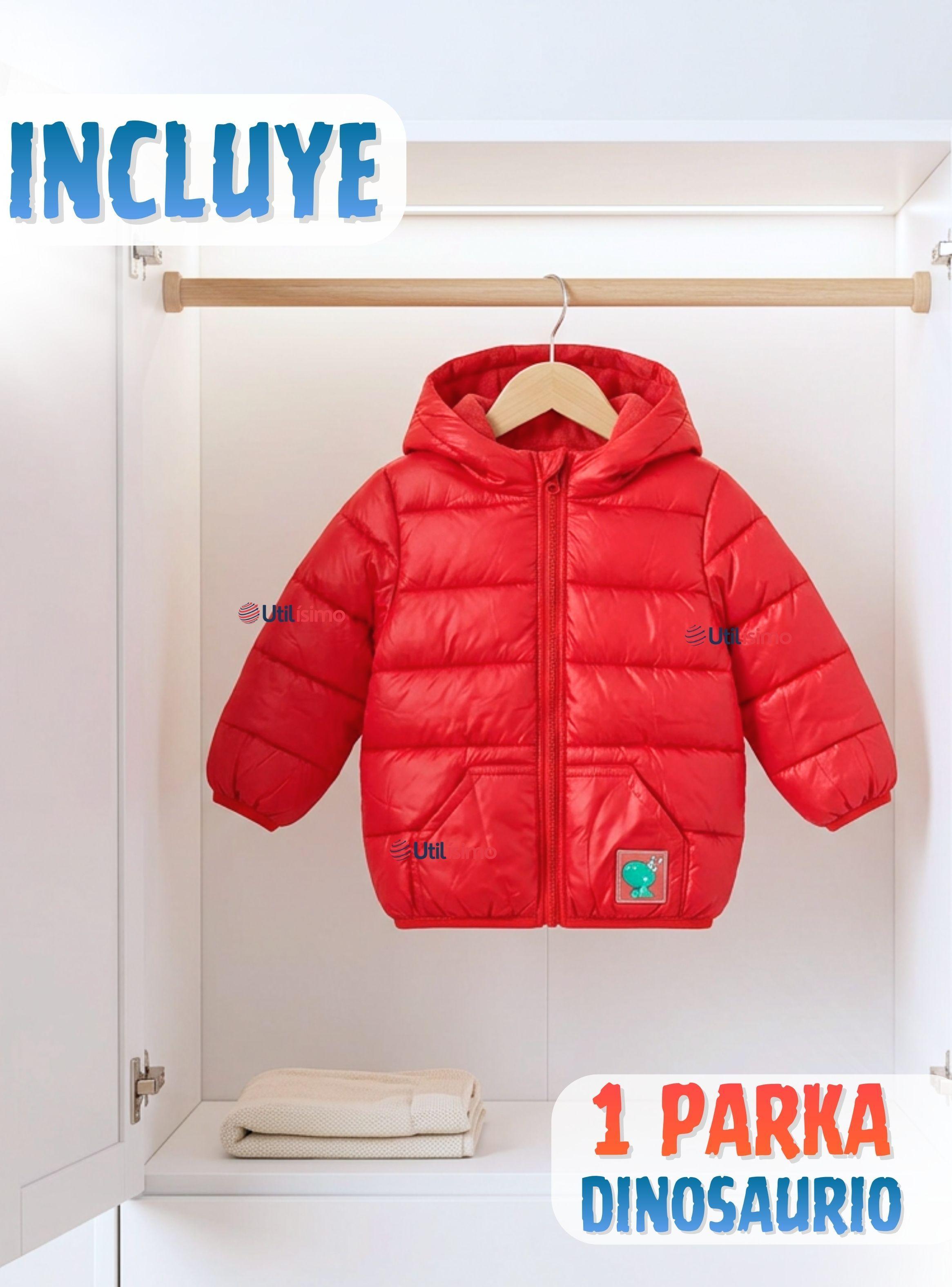Parka Dinosaurio Con Capucha Manga Larga Niño Jump Kids-2