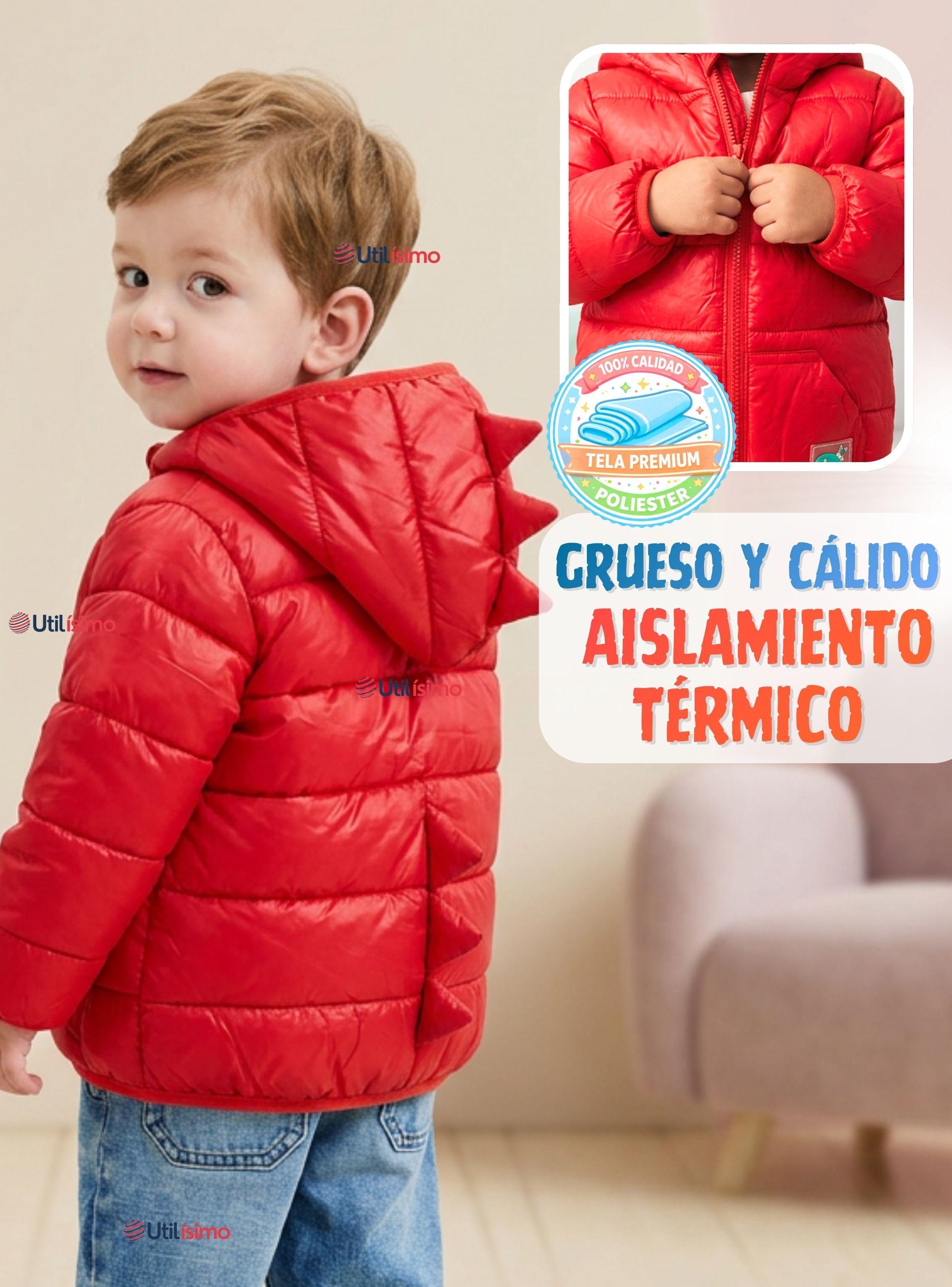 Parka Dinosaurio Con Capucha Manga Larga Niño Jump Kids-5
