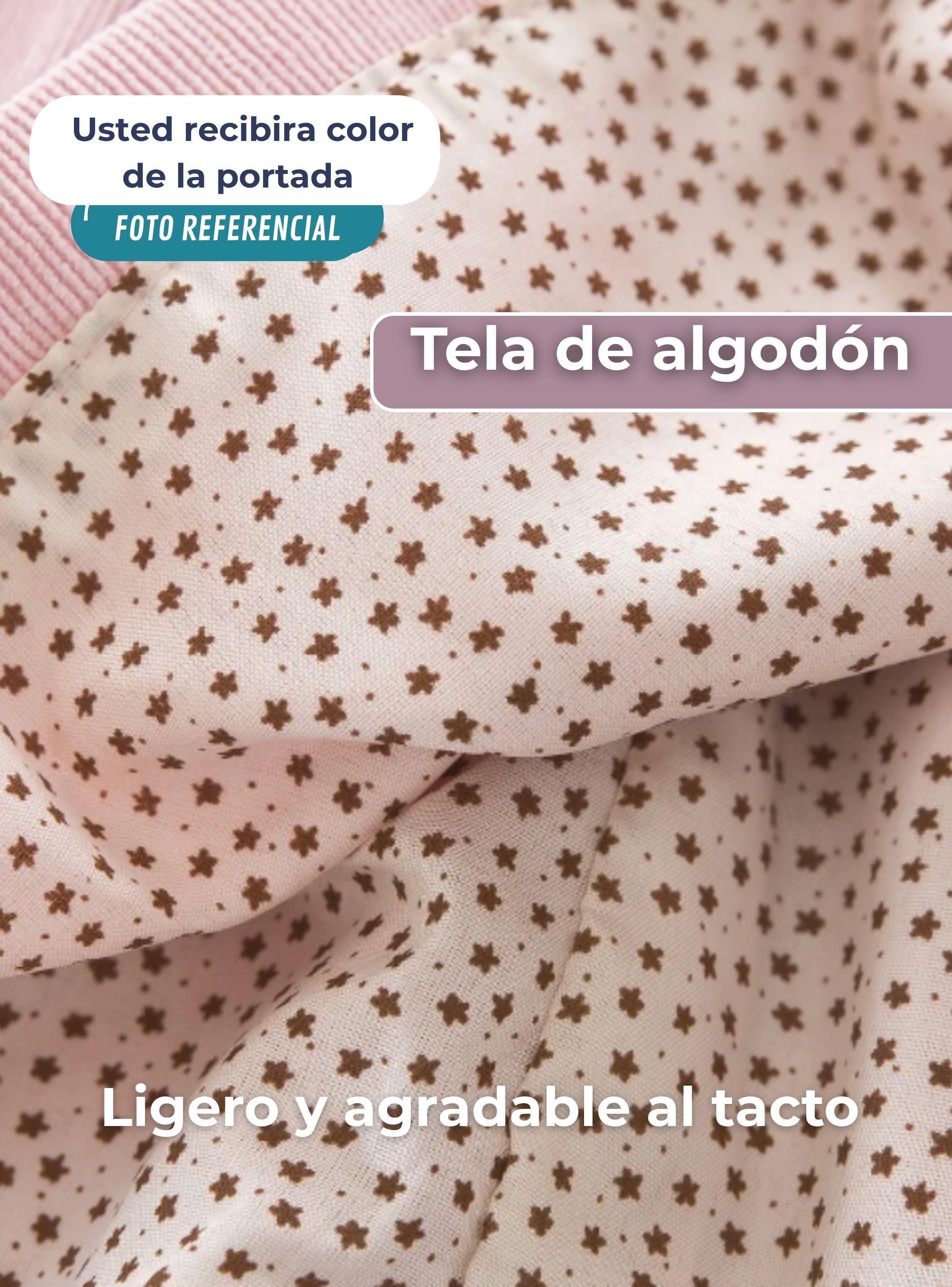 Vestido Con Lazo Negro De Cotelé Forrado En Algodón Niña Morado-6