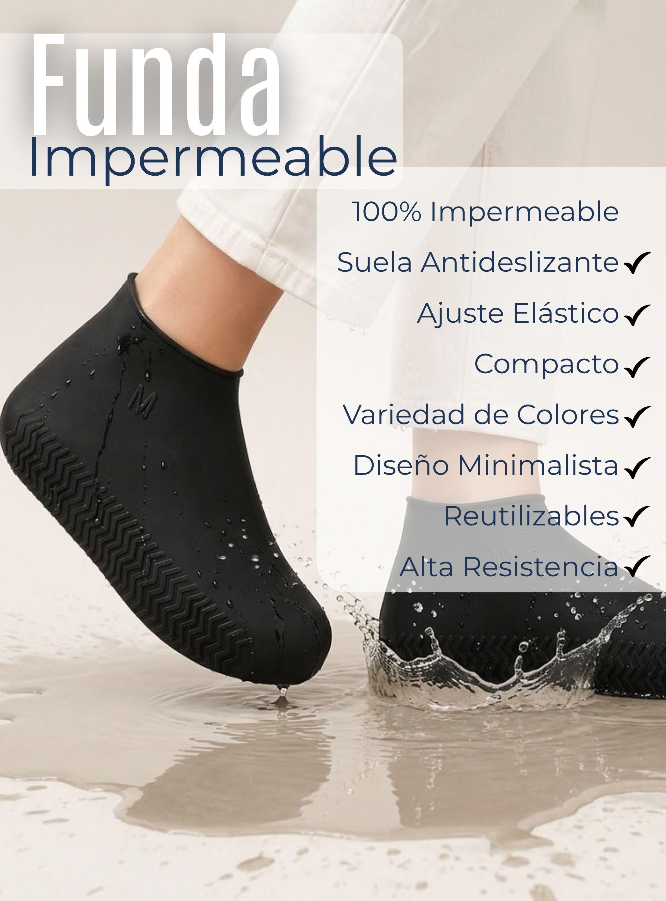 Fundas Cubre Zapatos Mujer Impermeable Surtidas de Silicona Antideslizante 1 Par-4