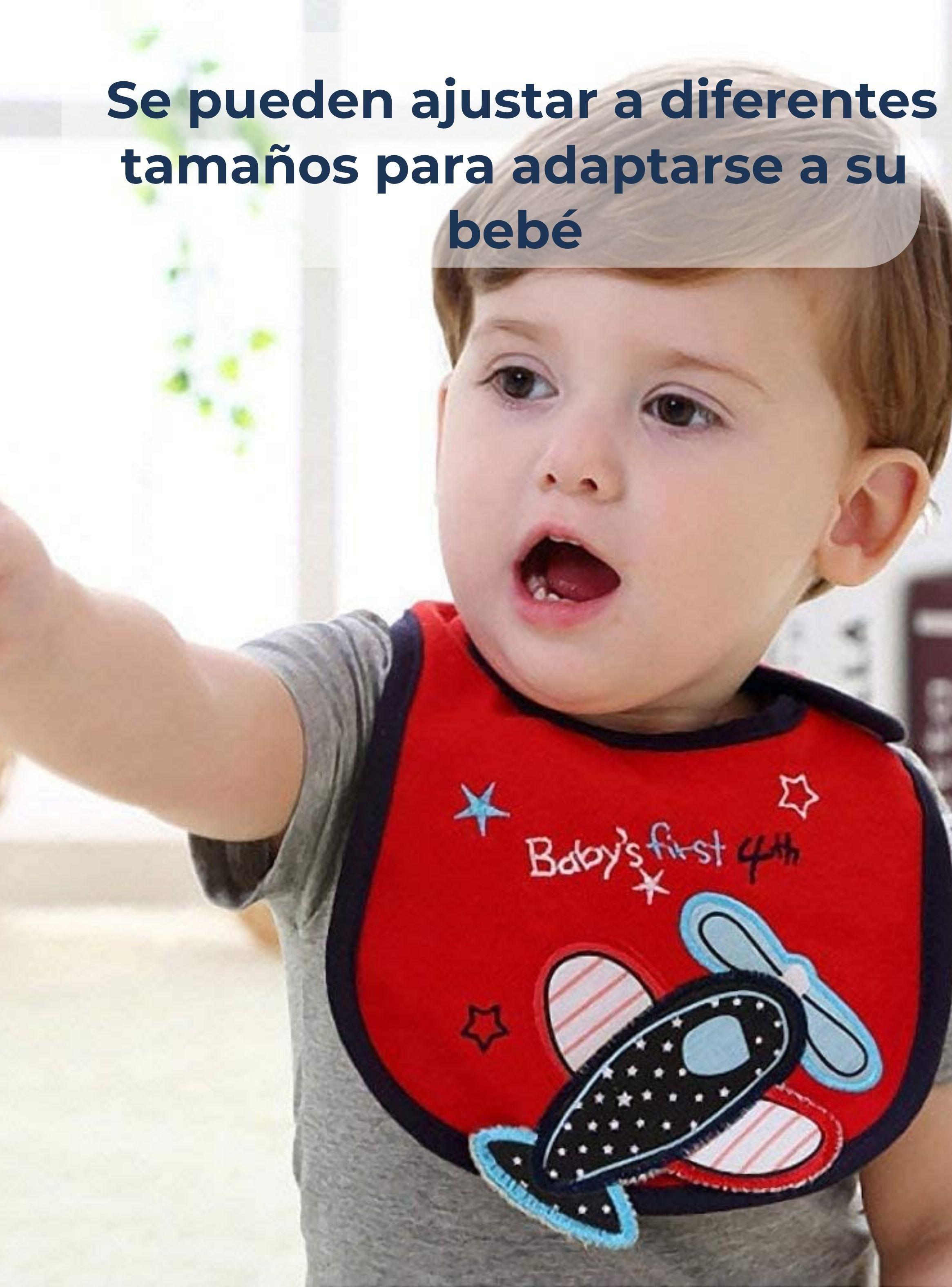 Pack 12 Baberos Impermeables Regulables Jump Kids Para Bebé Niño-3