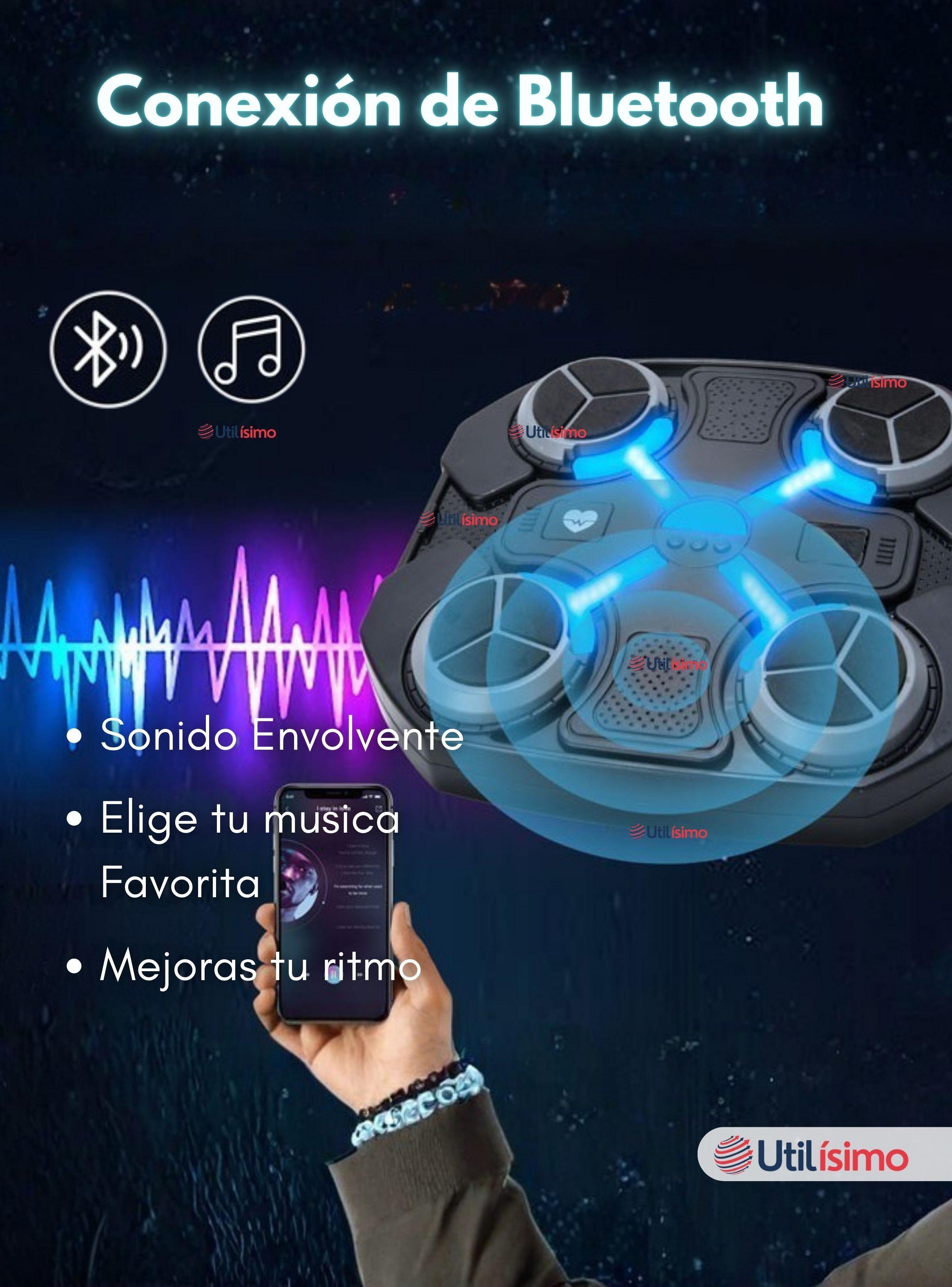 Maquina Boxeo Musical Para Niños con Bluetooth Entrenamiento Inteligente-4