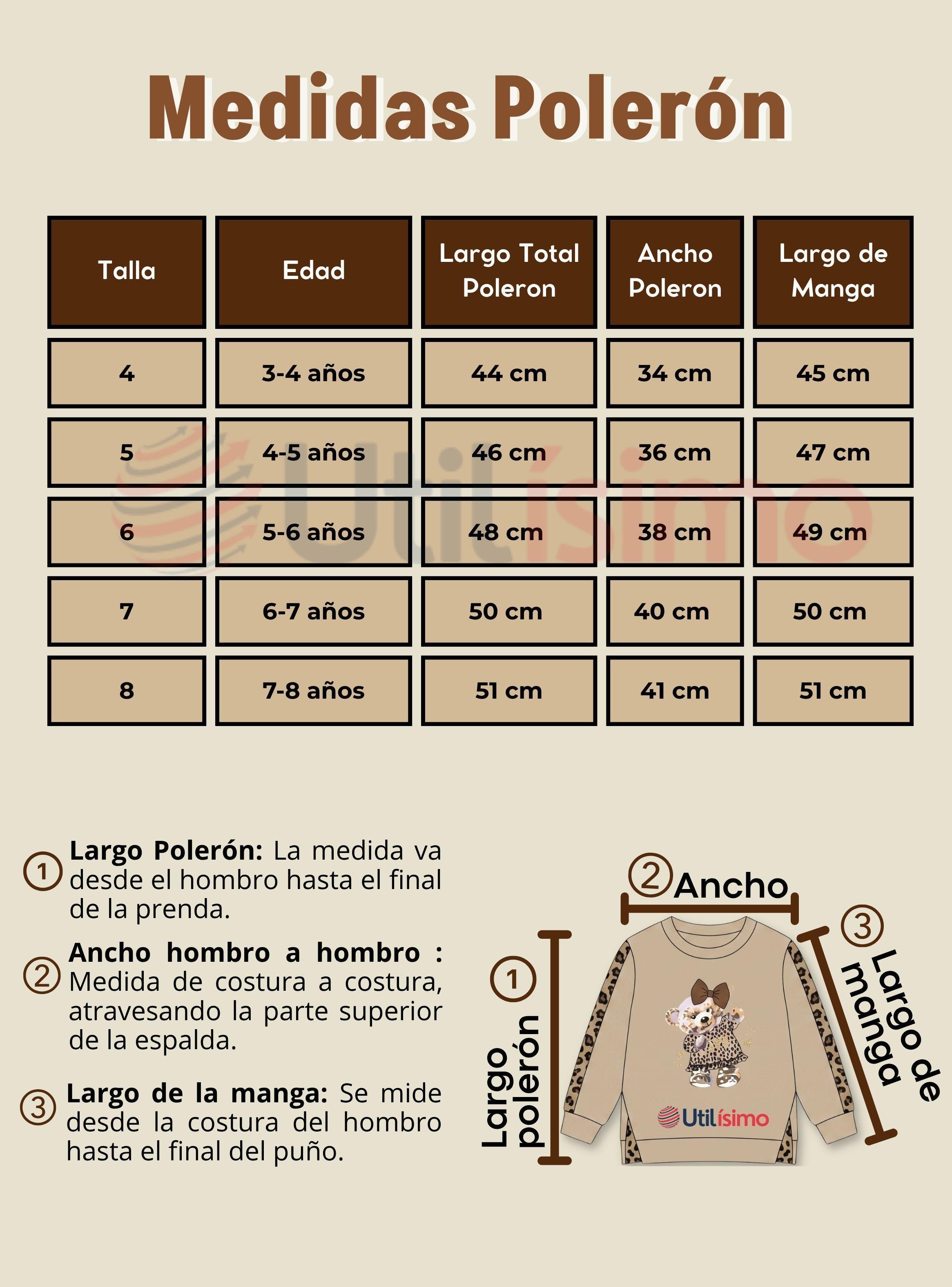 Conjunto 2 Piezas Buzo Pantalón Y Polerón Beige Osito Niña-3