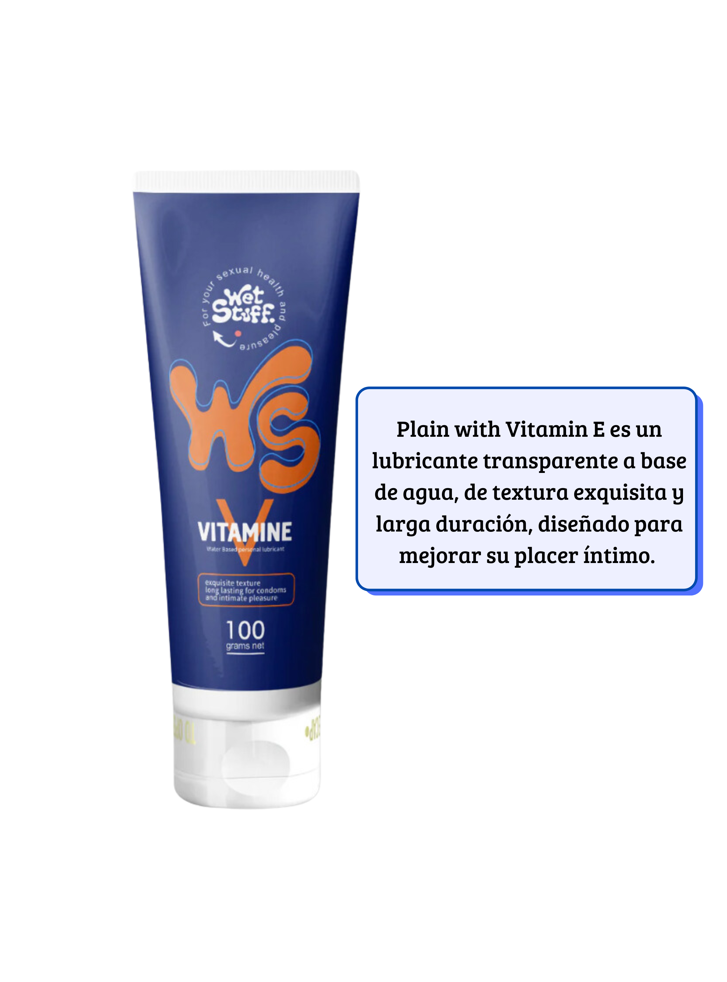 Gel Lubricante Intimo Hipoalergénico 100ml Base Agua Premium Azul-1