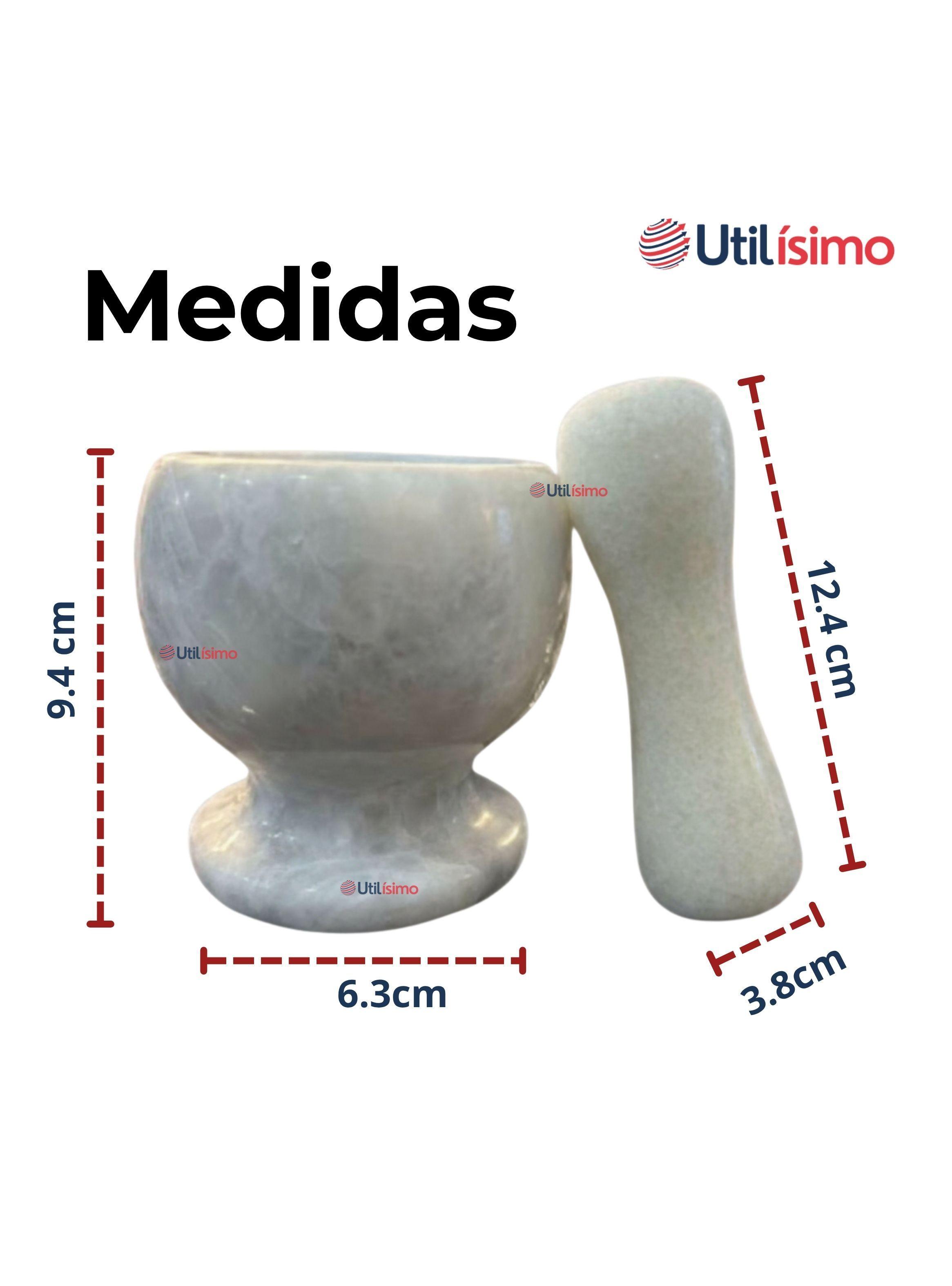 Mortero De Piedra Mármol Natural Pulido Para Moler Especies -2