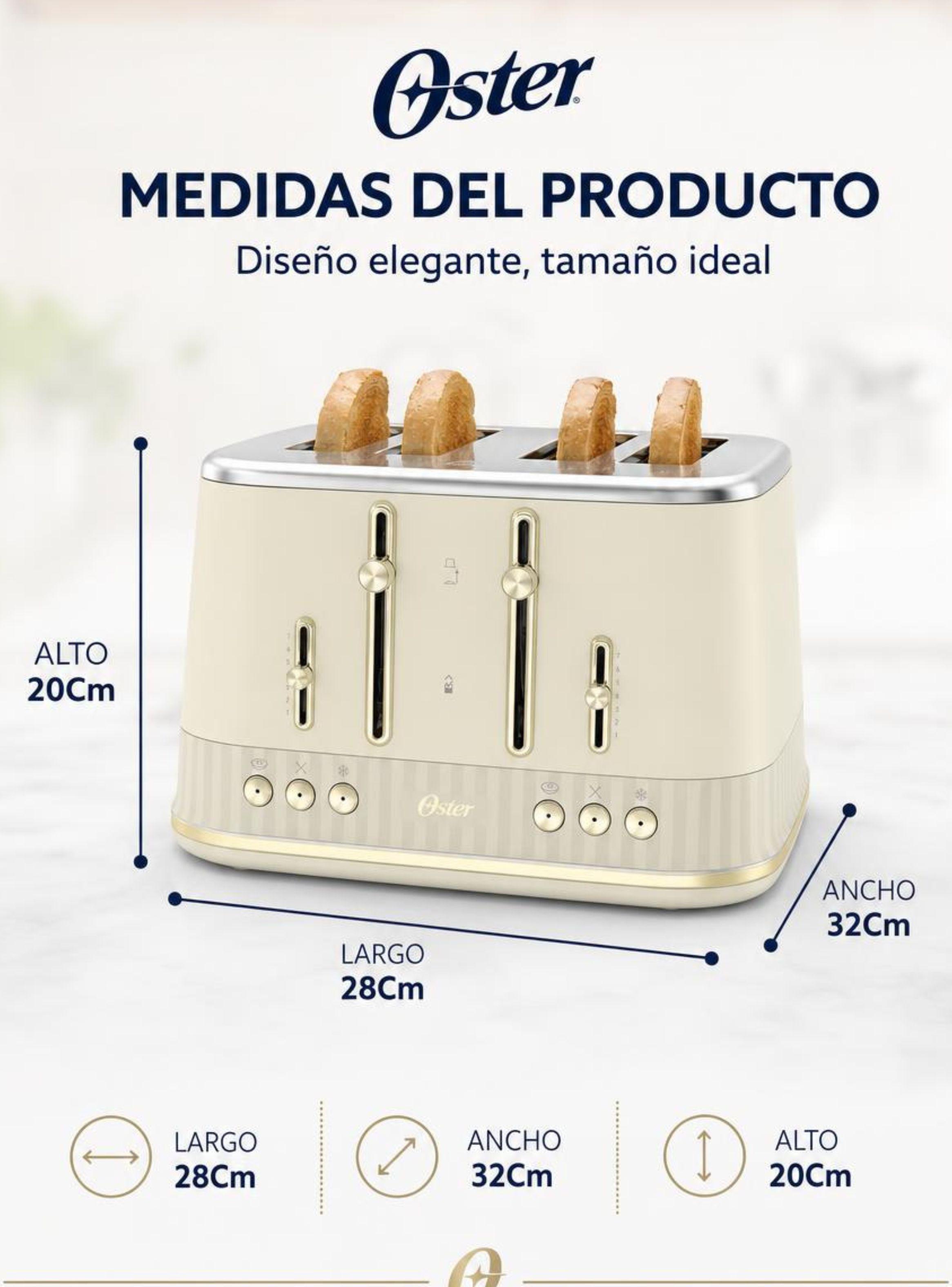 Tostadora premium Oster® para 4 rebanadas TSSTMNOM4S-052-2