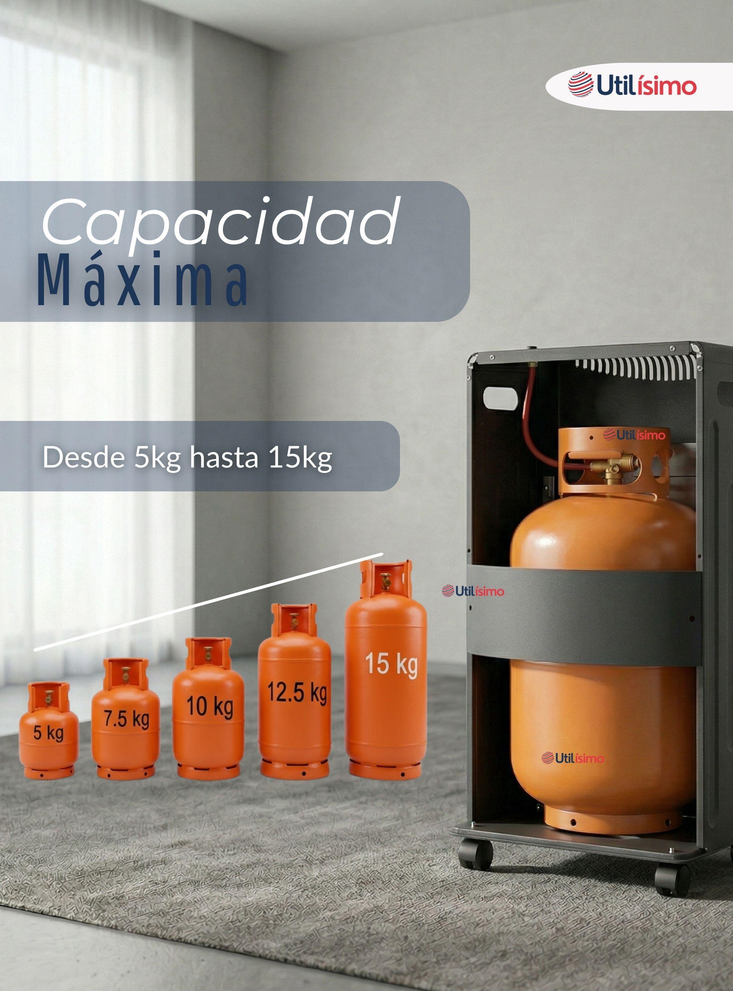 Estufa Hibrida Gas Eléctrica Plegable + Accesorios 5kg A 15kg GLP - Eficiencia Energética Clase A-6