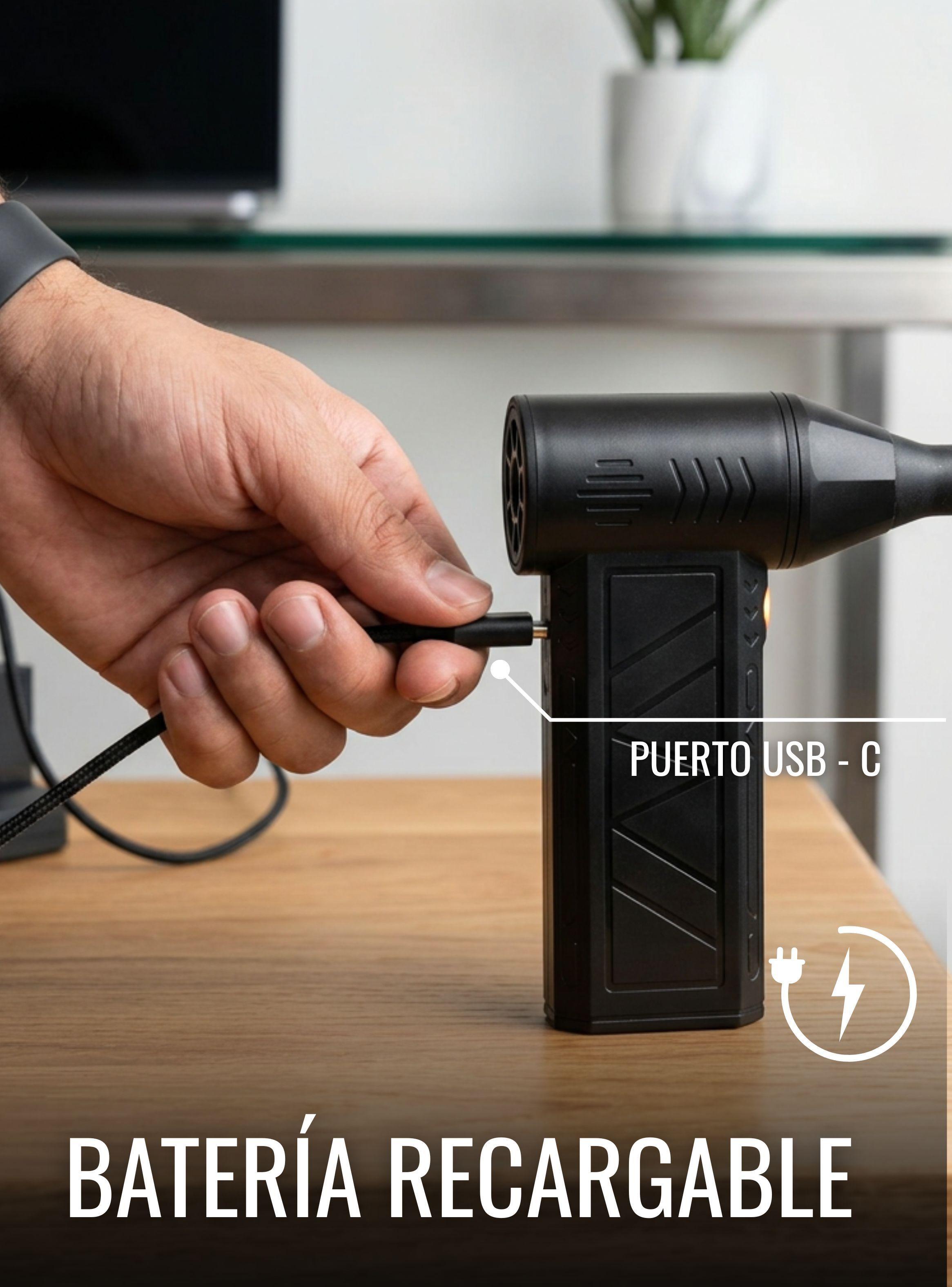 Soplador De Aire Eléctrico Inalámbrico Herraminetas Mini Jet Violent Fan-5