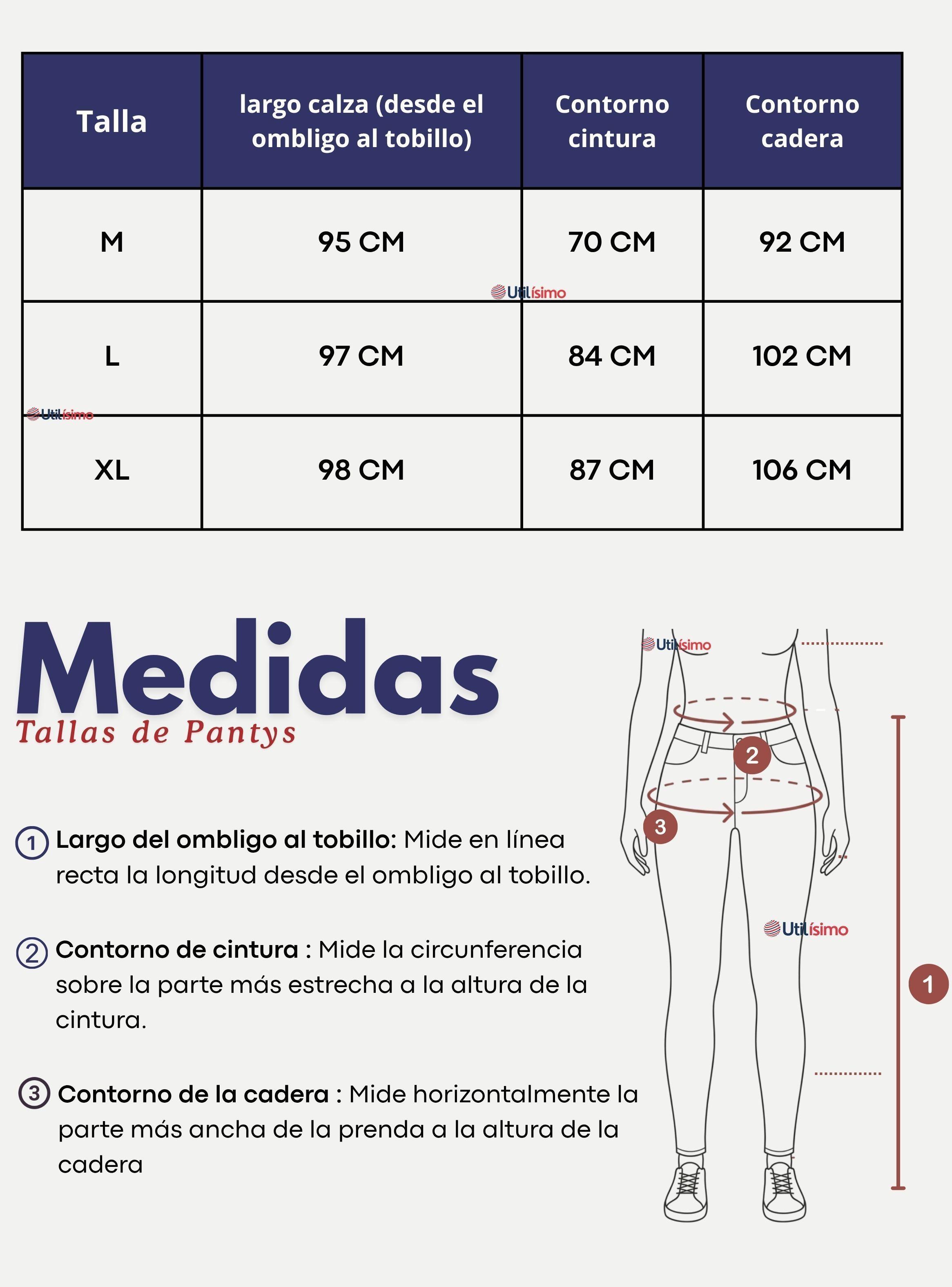 Calza Polar Con Chiporro Térmica Mujer Elásticada de Color Negro Jeans-3