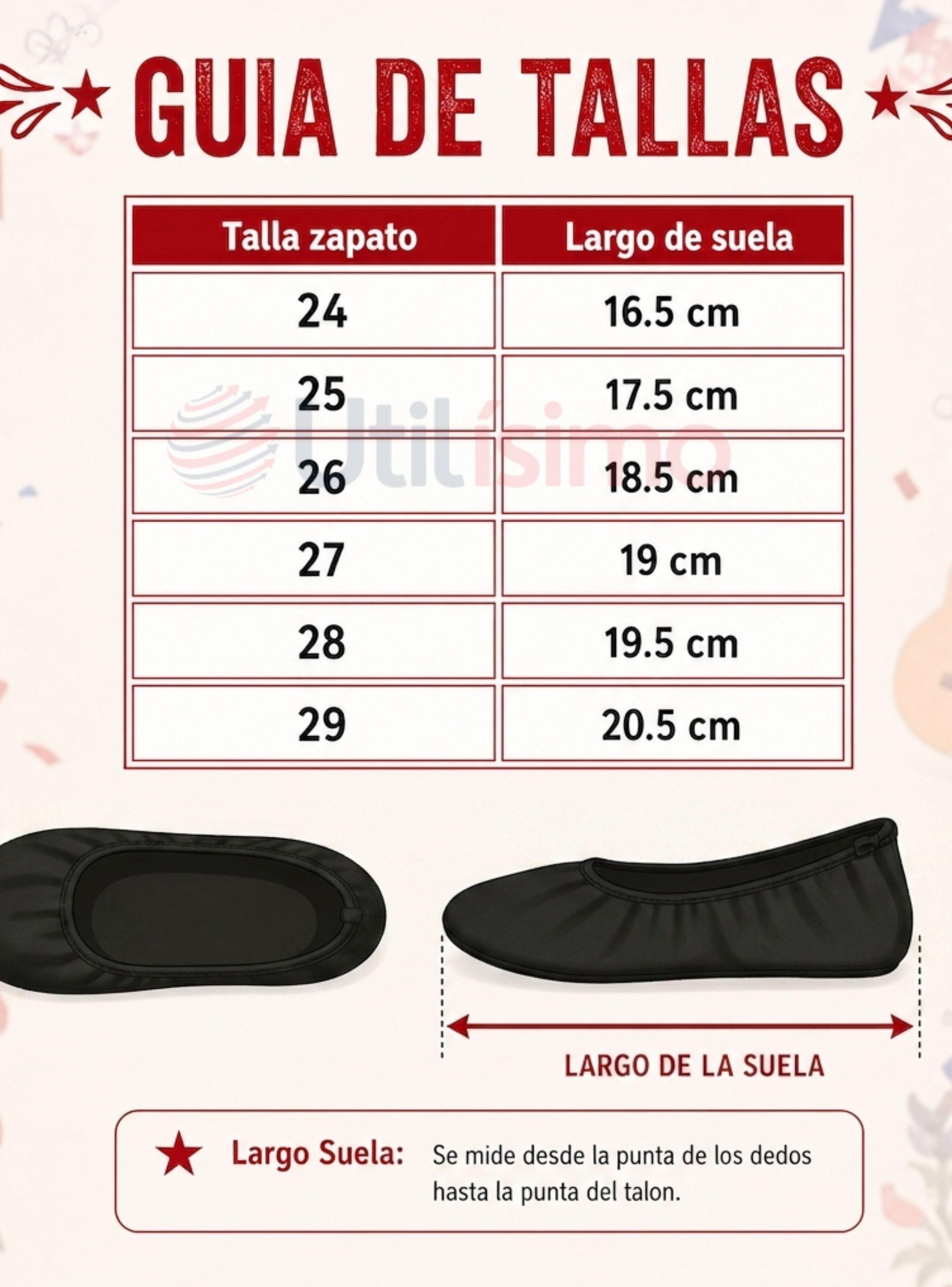 1 Par Zapatillas Chicle Negras Niña Bailes Danza Fiestas Patrias Talla 24 25 26 27 28 29-2