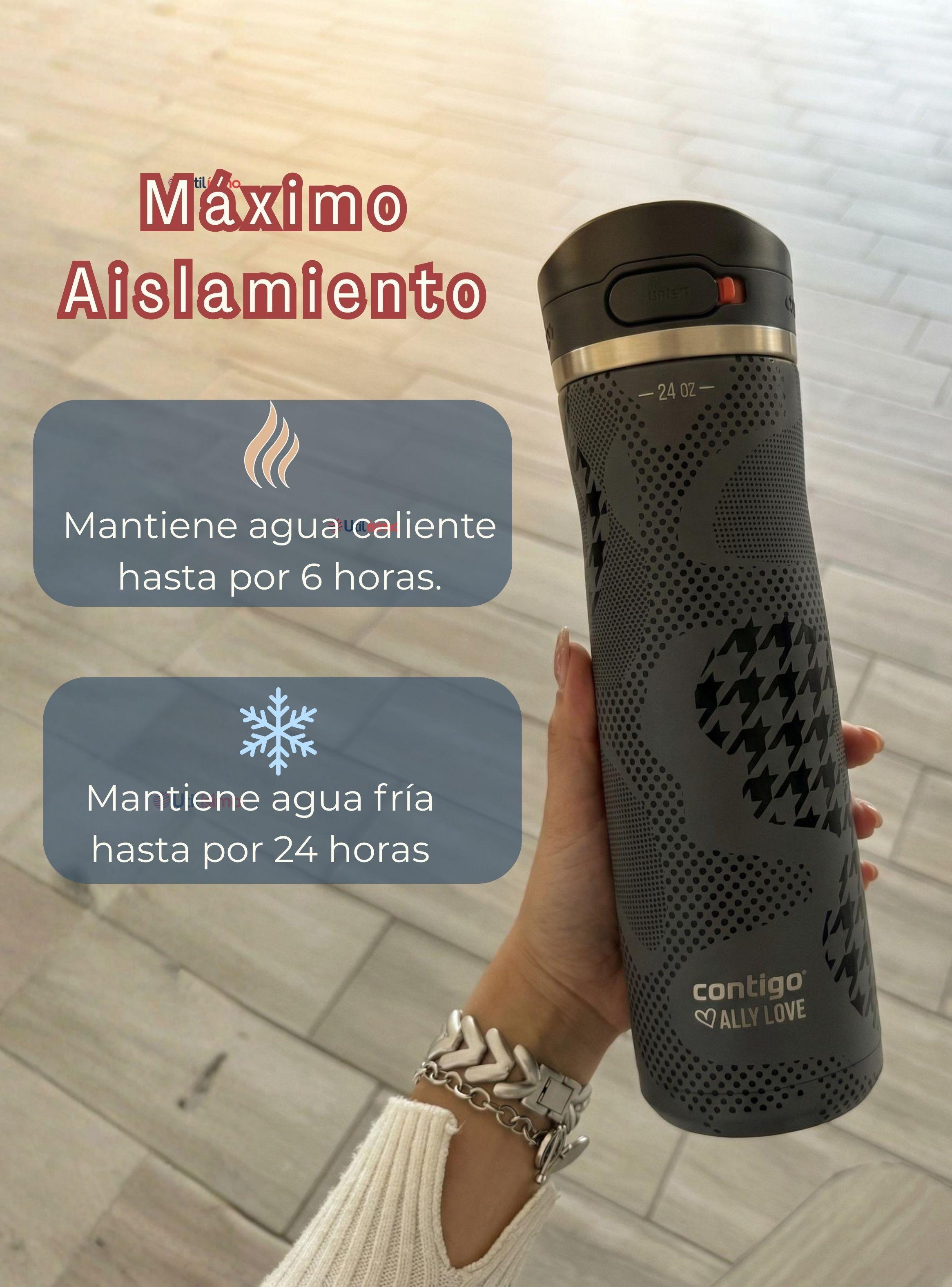 Vaso Térmico Contigo 709ml Ally Love Jackson Chill 2.0 de Acero Inoxidable 24Oz Licorice-4