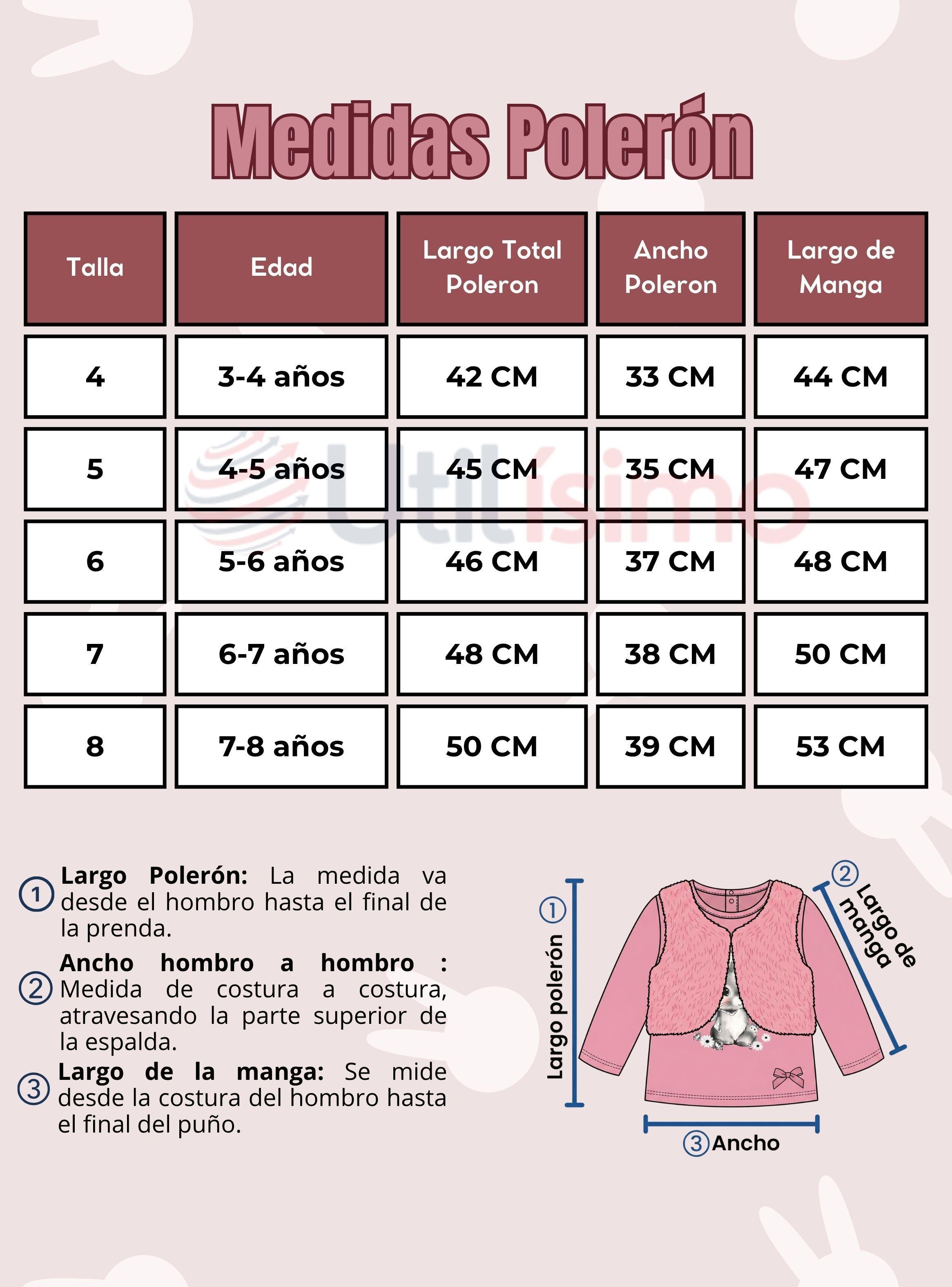 Conjunto Buzo Polera Chaleco 3 Piezas Tedmimak Niña Pretty Friend-3