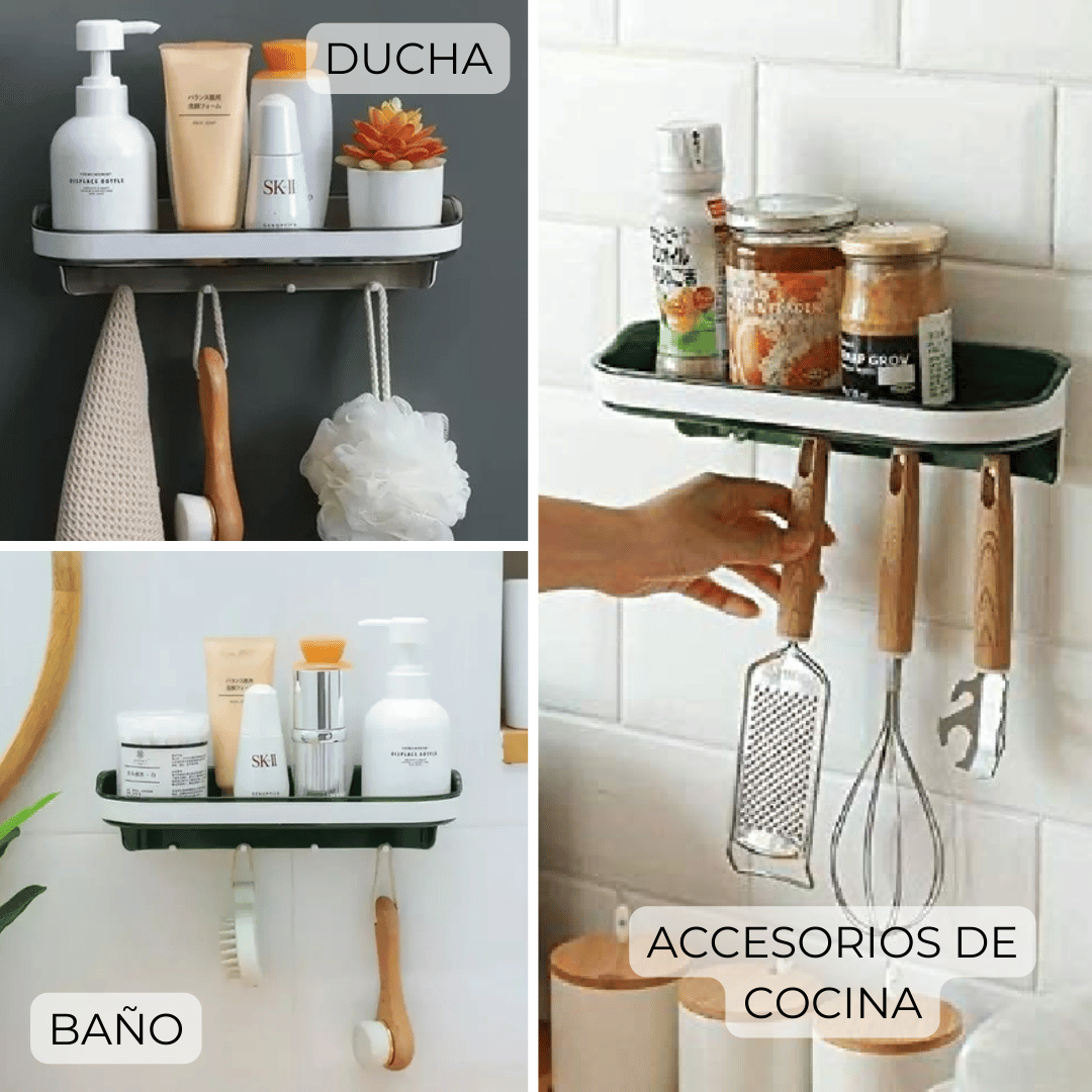 Estantes Organizador De Pared Cocina Baño-4