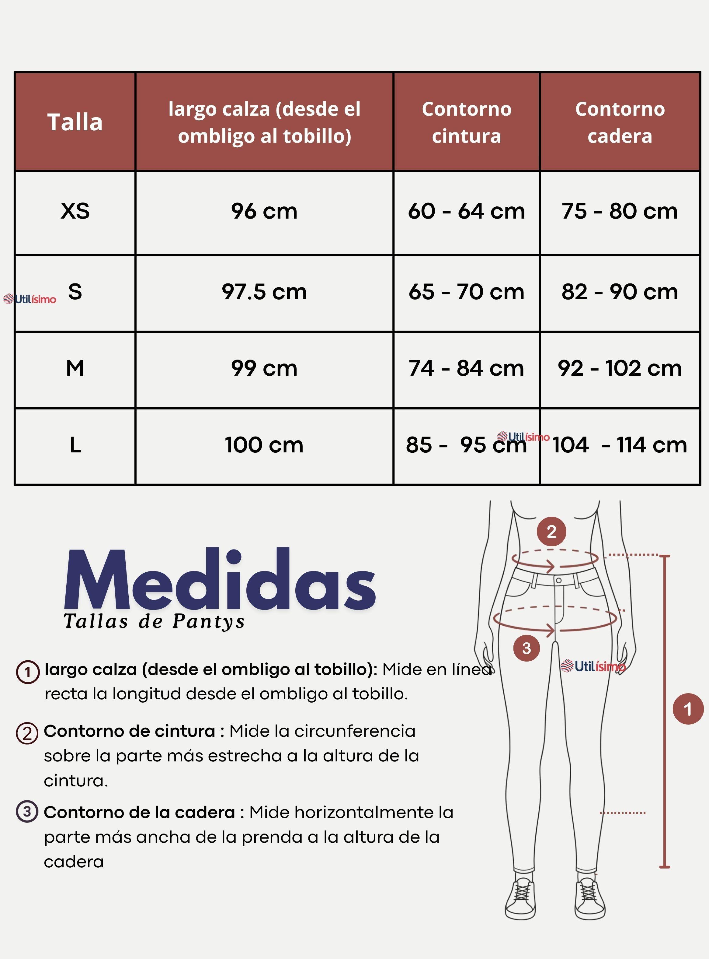 Pack 3 Calzas Lola Reductoras Sin Costura Tiro Alto Interior Con Polar-4