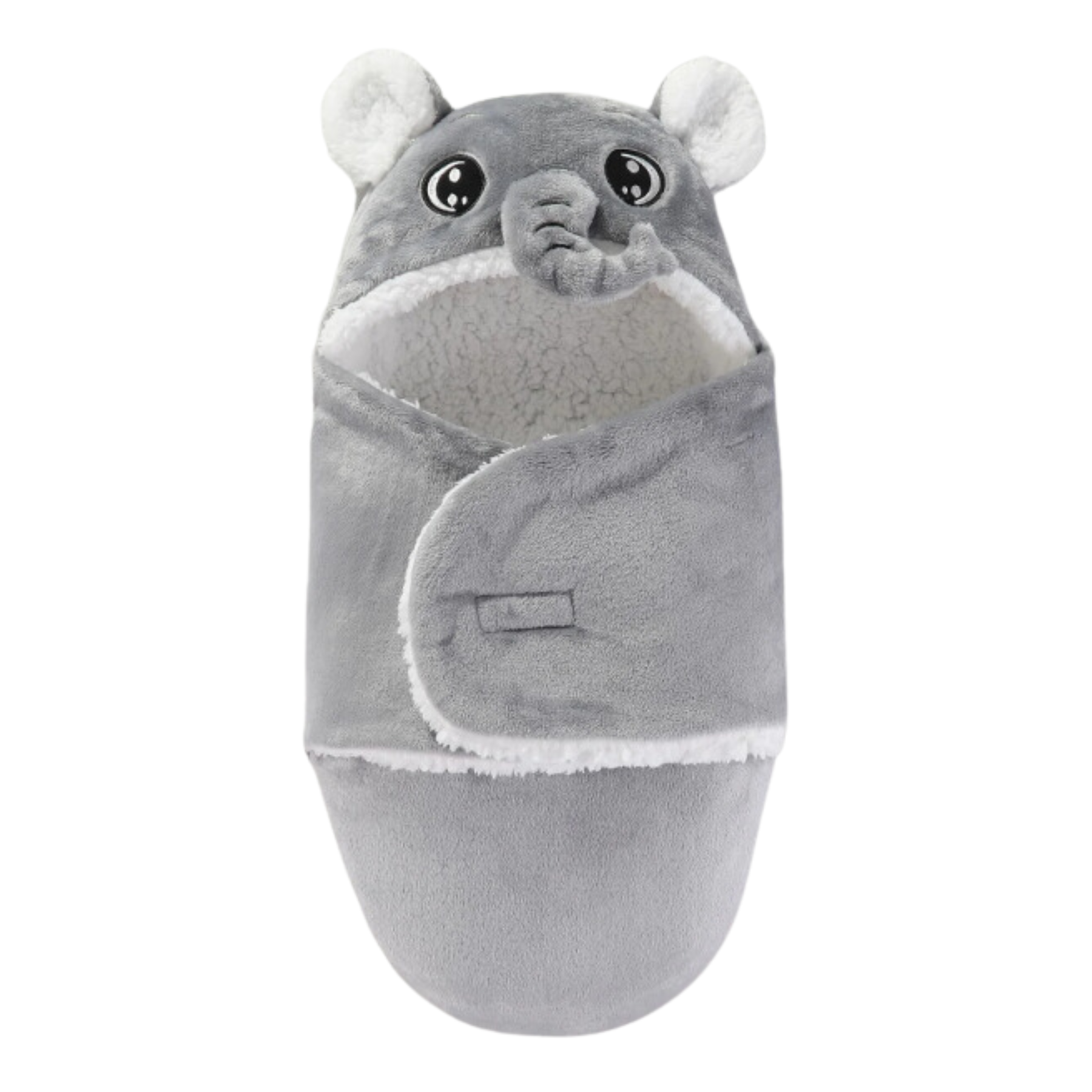 Manta Saco Frizado Con Capucha Bebé Oso-0