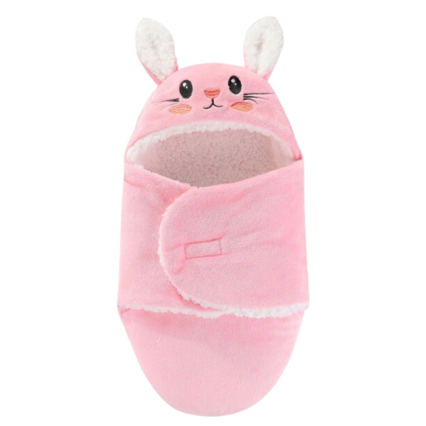 Manta Saco Frizado Con Capucha Bebé Oso-0