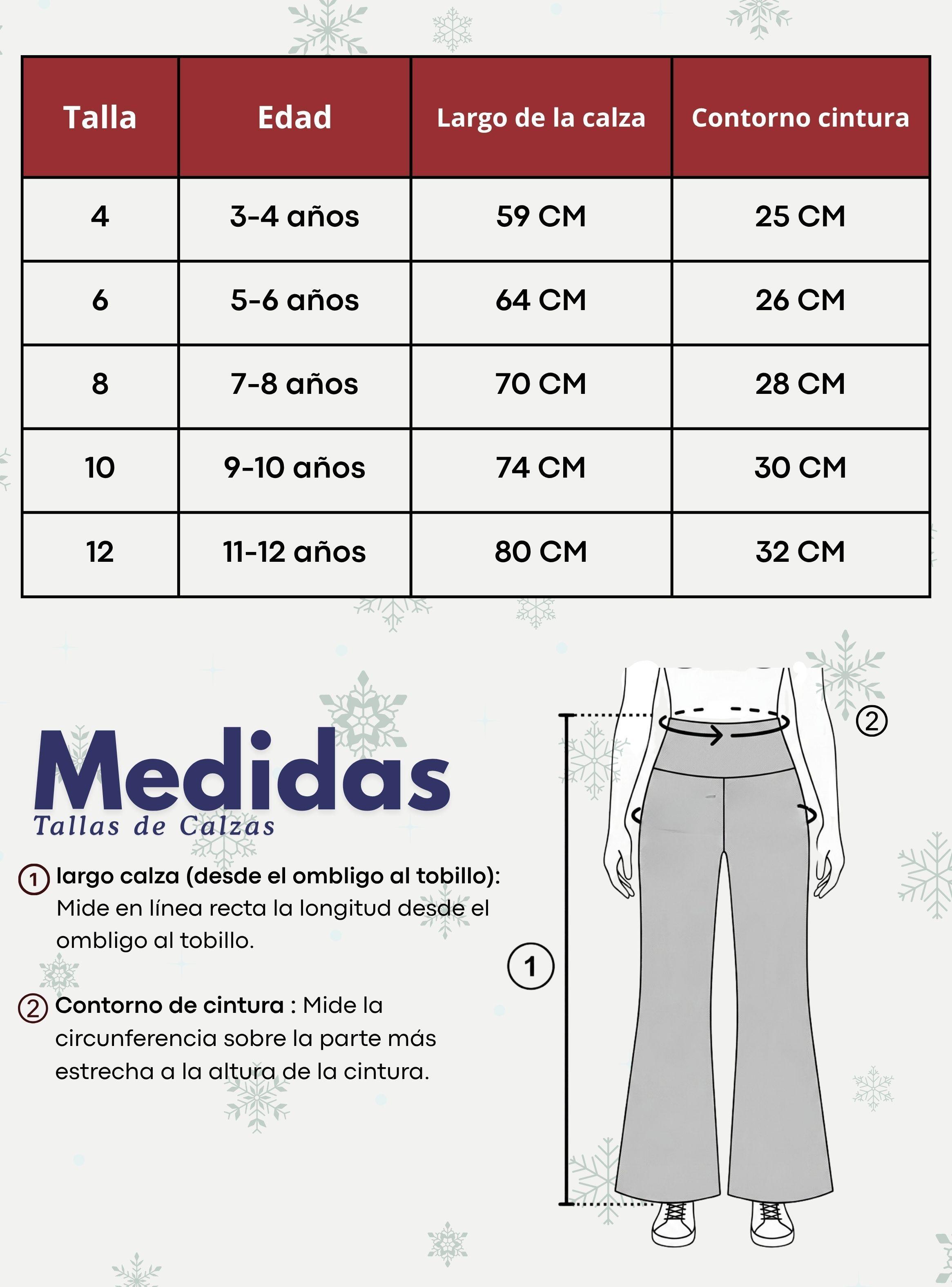 Pantalón Palazzo Polar Con Chiporro Niña Calza Elasticada Térmica Verde Agua-4