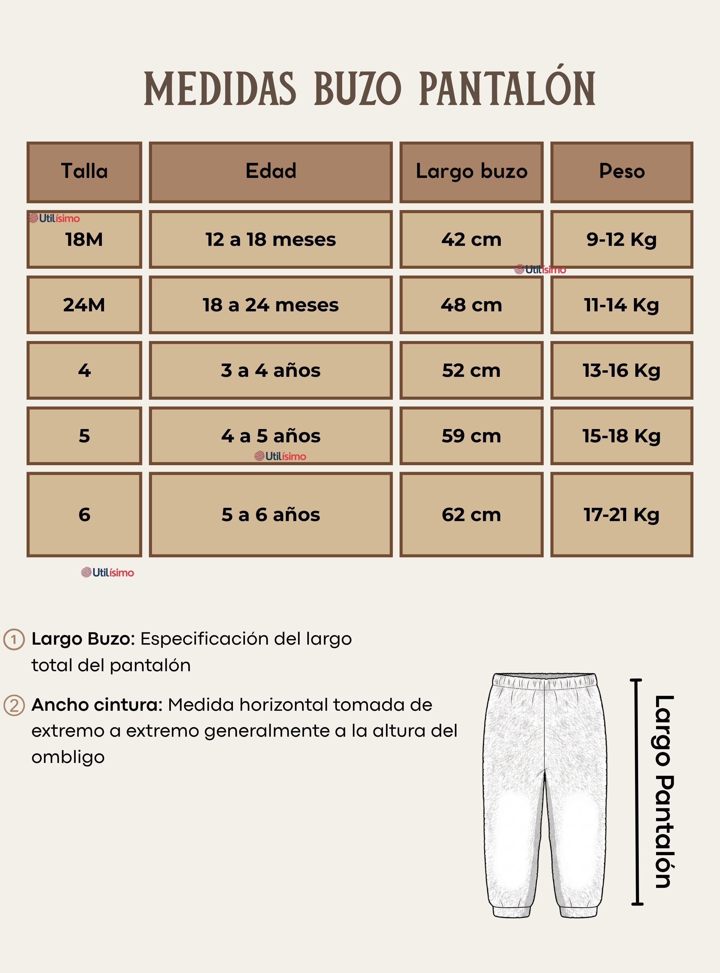 Conjunto 2 Piezas Buzo Polerón Pantalón Bebe Niño Poliéster Brown-4