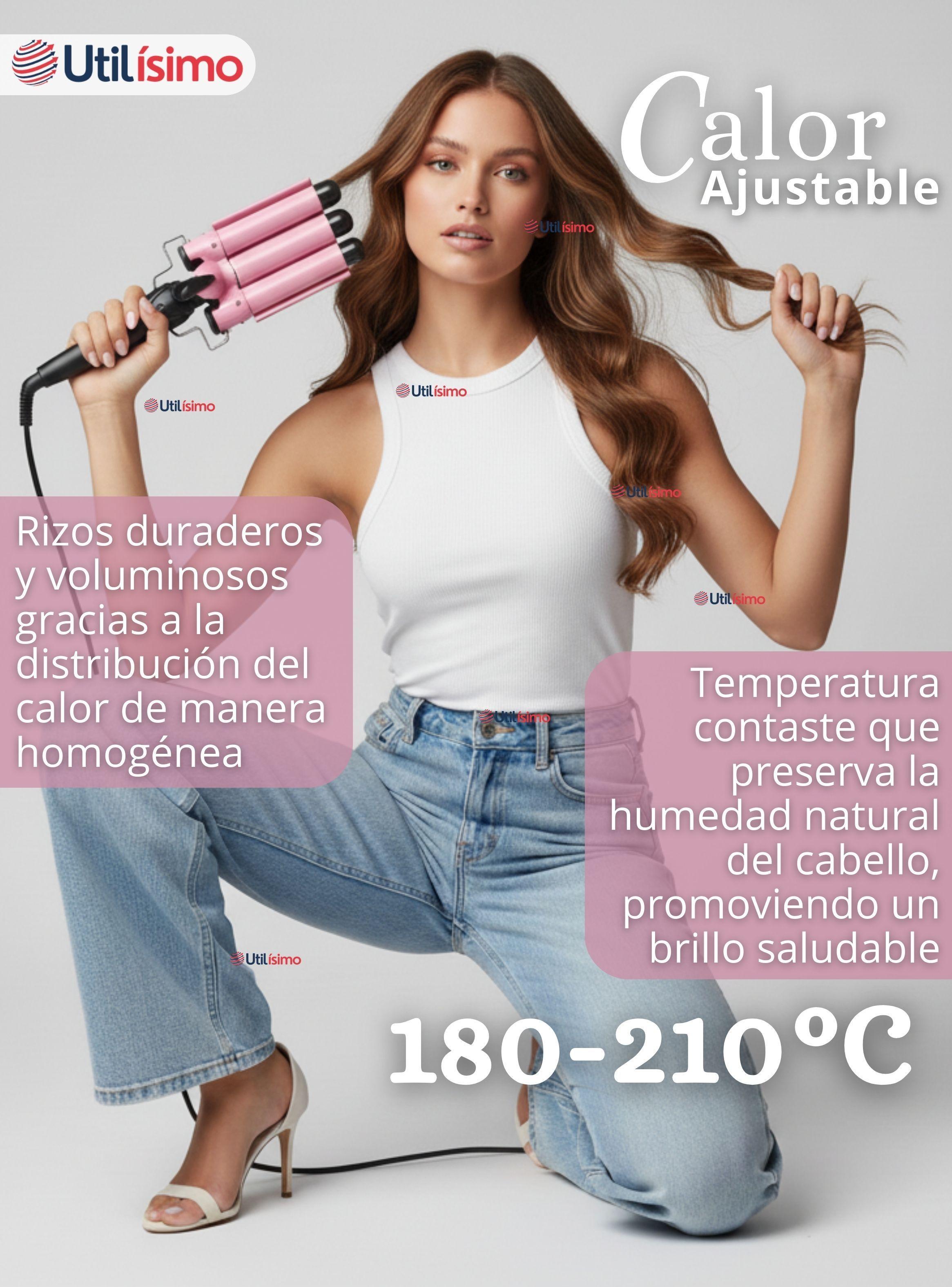 Rizadora Barril de 32mm Con Calentamiento Rápido Para Ondas Perfectas-5