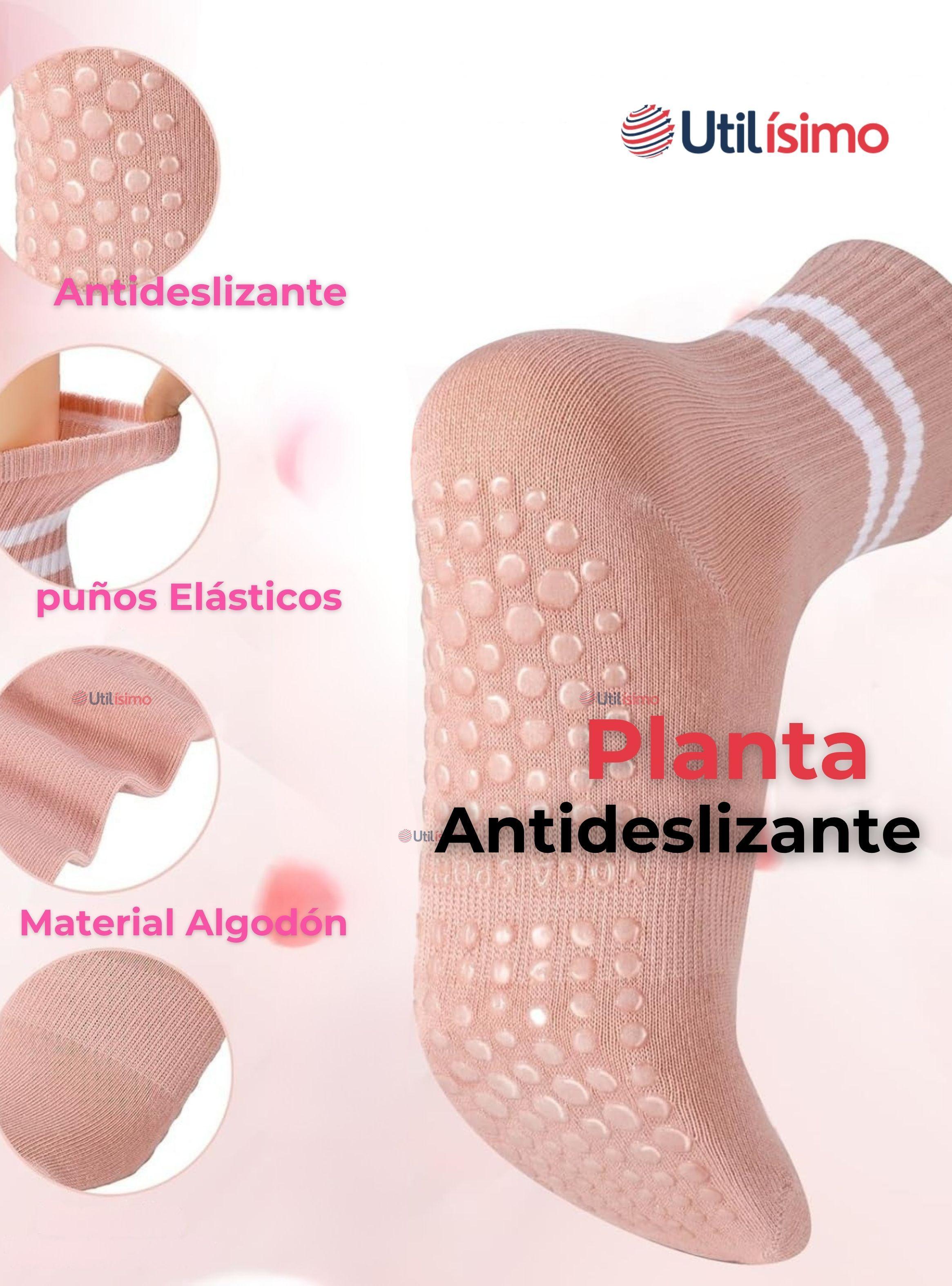 Pack 3 Pares Calcetines Antideslizantes Largos Mujer-3